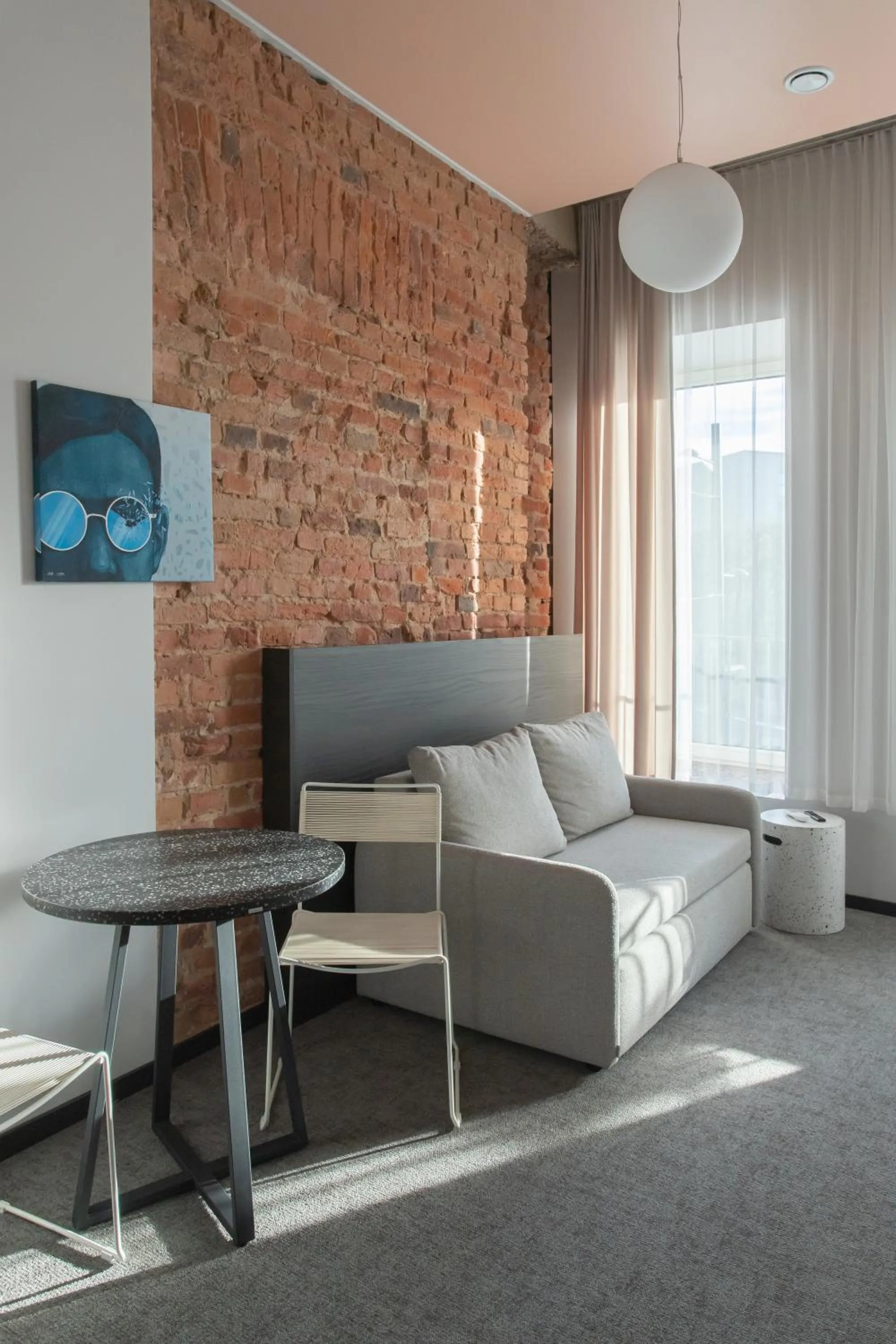 Living room in Resume apartments