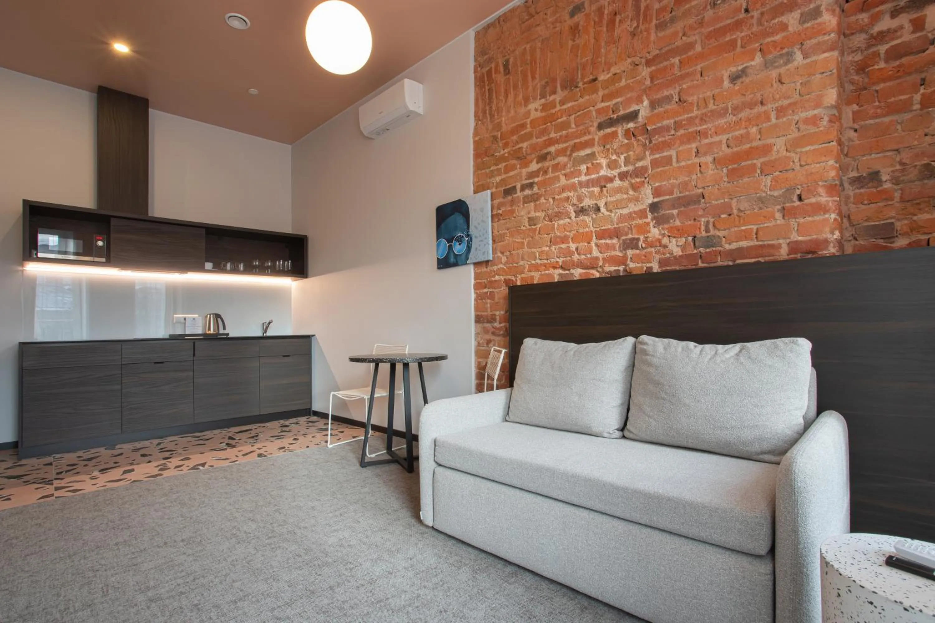 Living room in Resume apartments