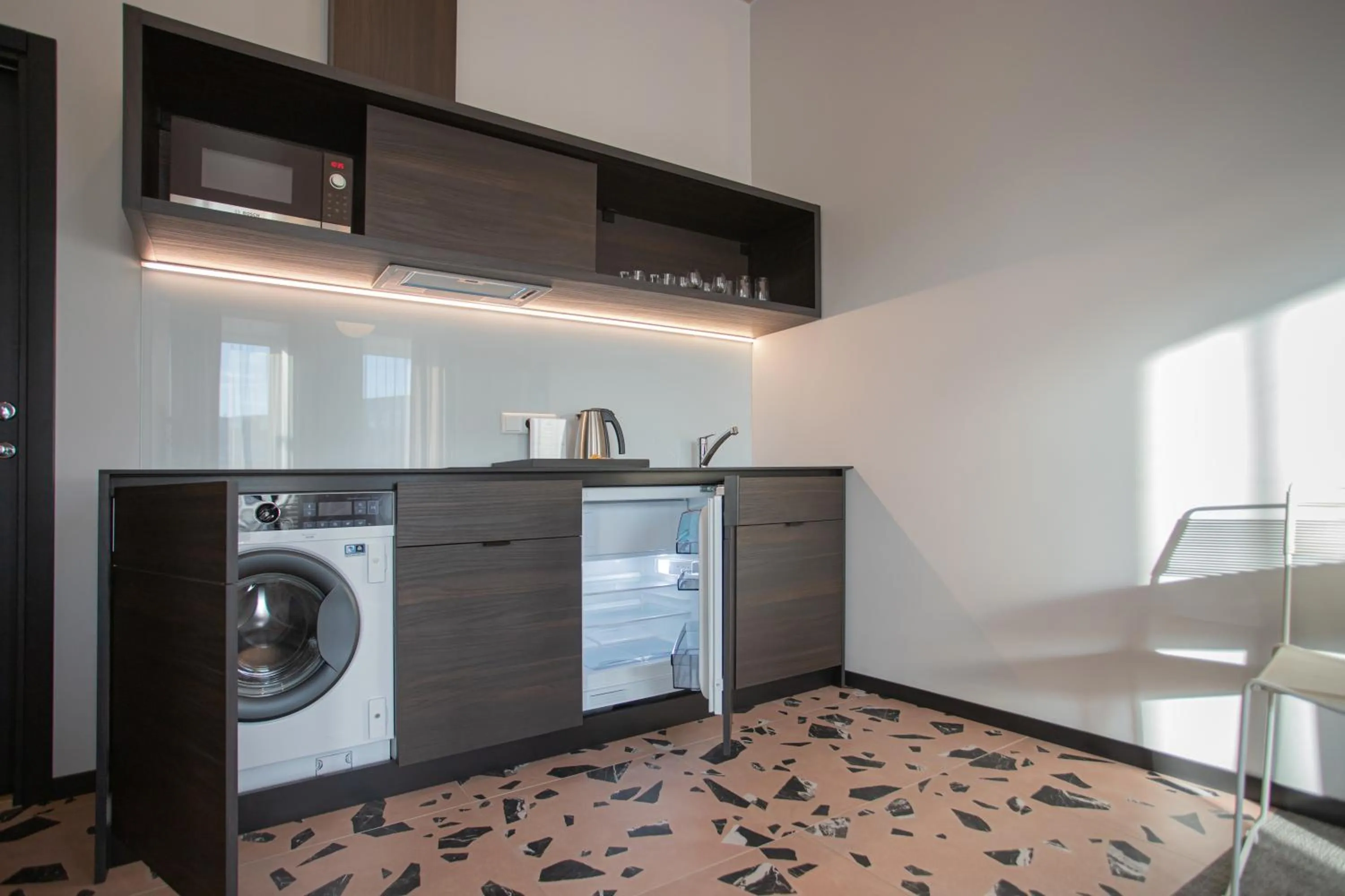 Kitchen or kitchenette in Resume apartments