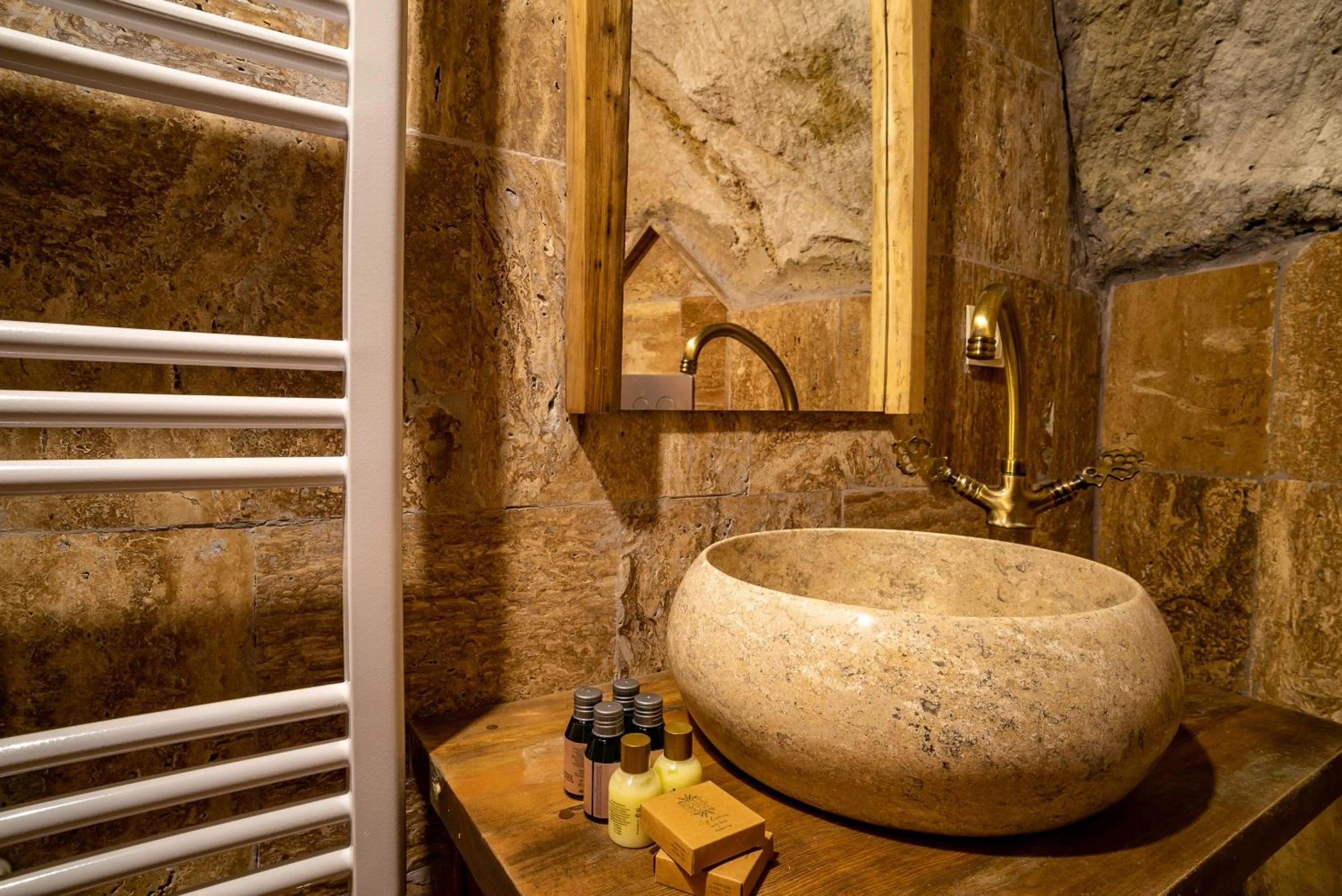 Shower in Cappadocia Snora Cave