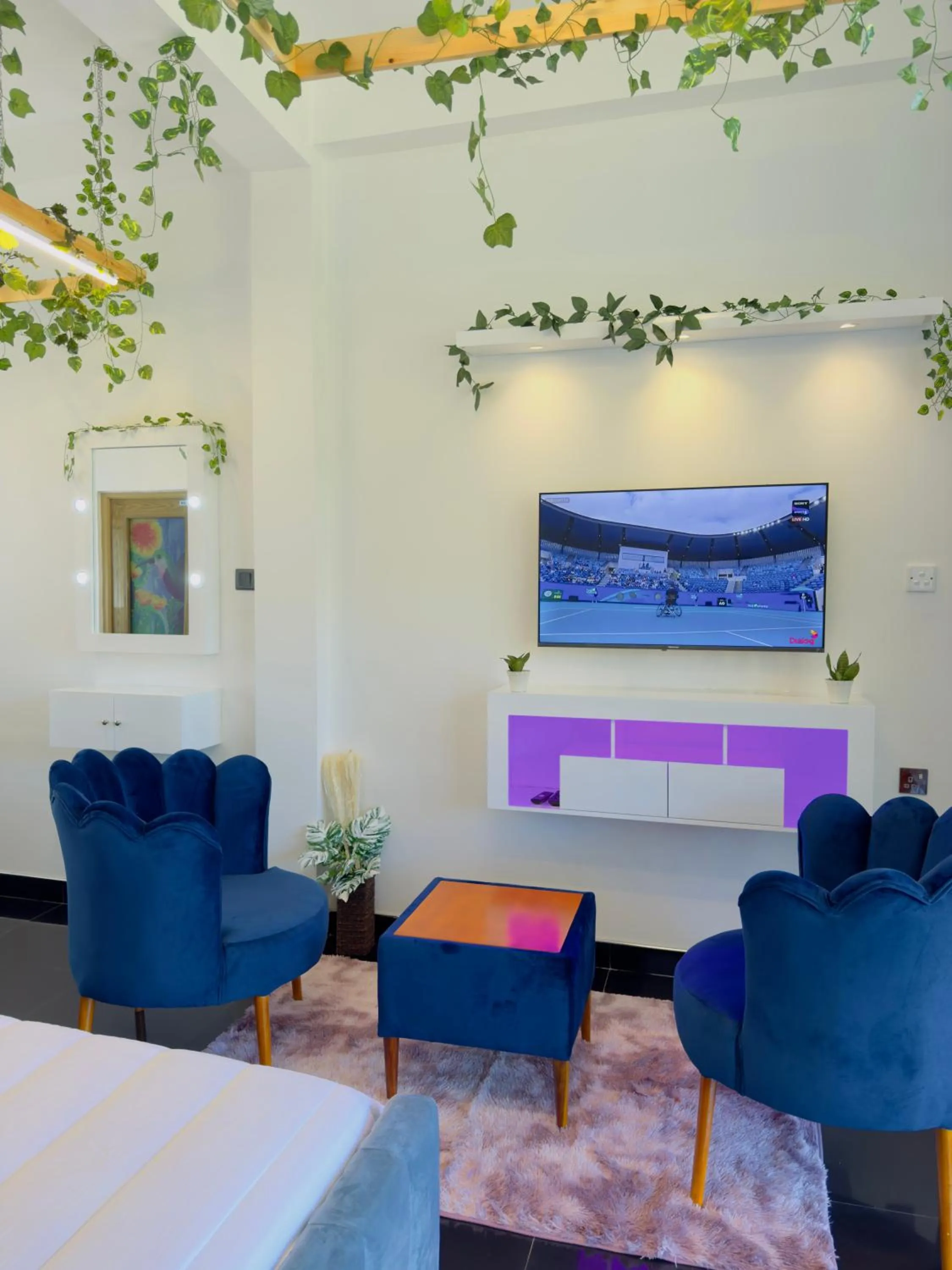 Seating area, Bed in Holiday Homes Guest Inn - Ella