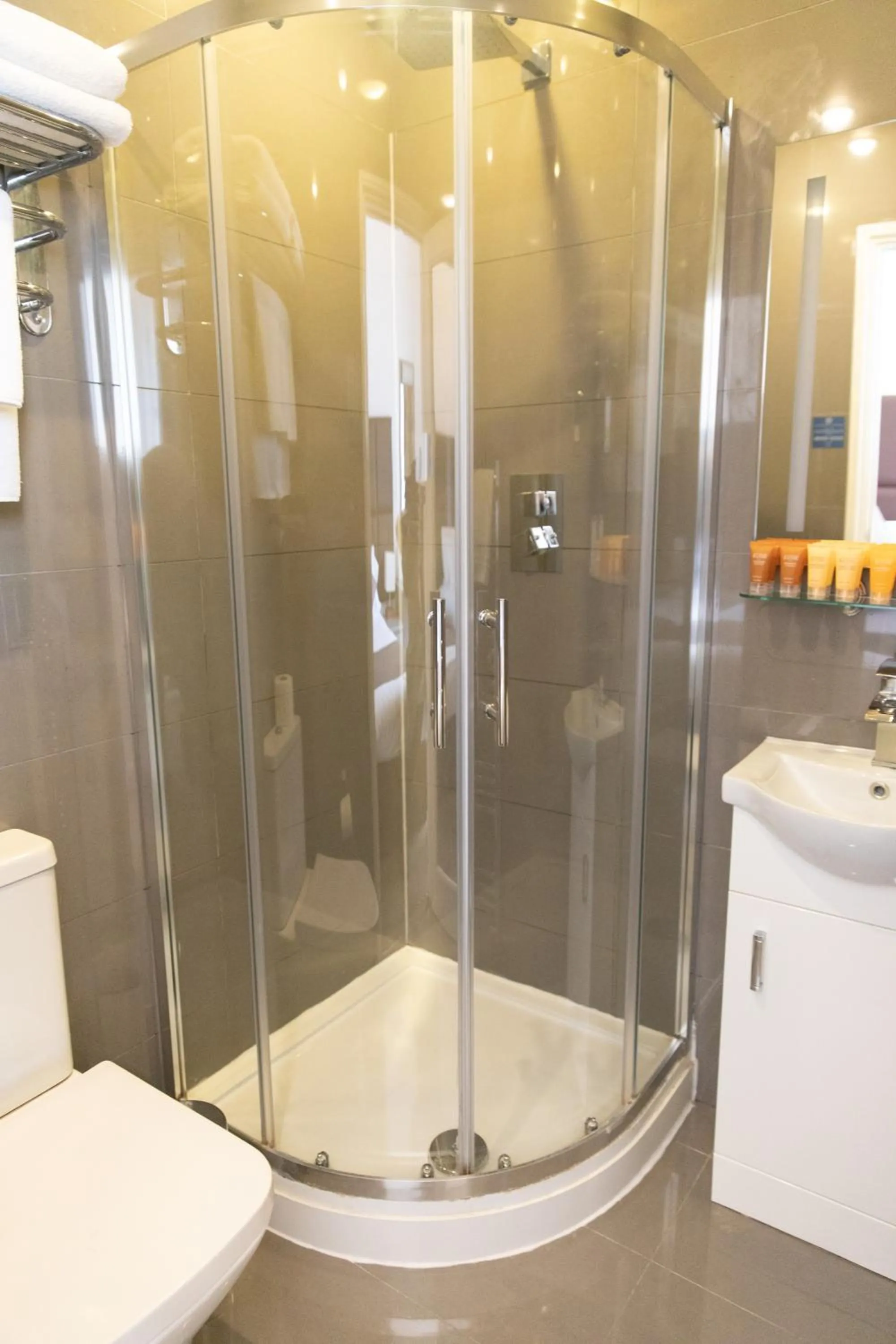 Shower in Duke Of Leinster Hotel