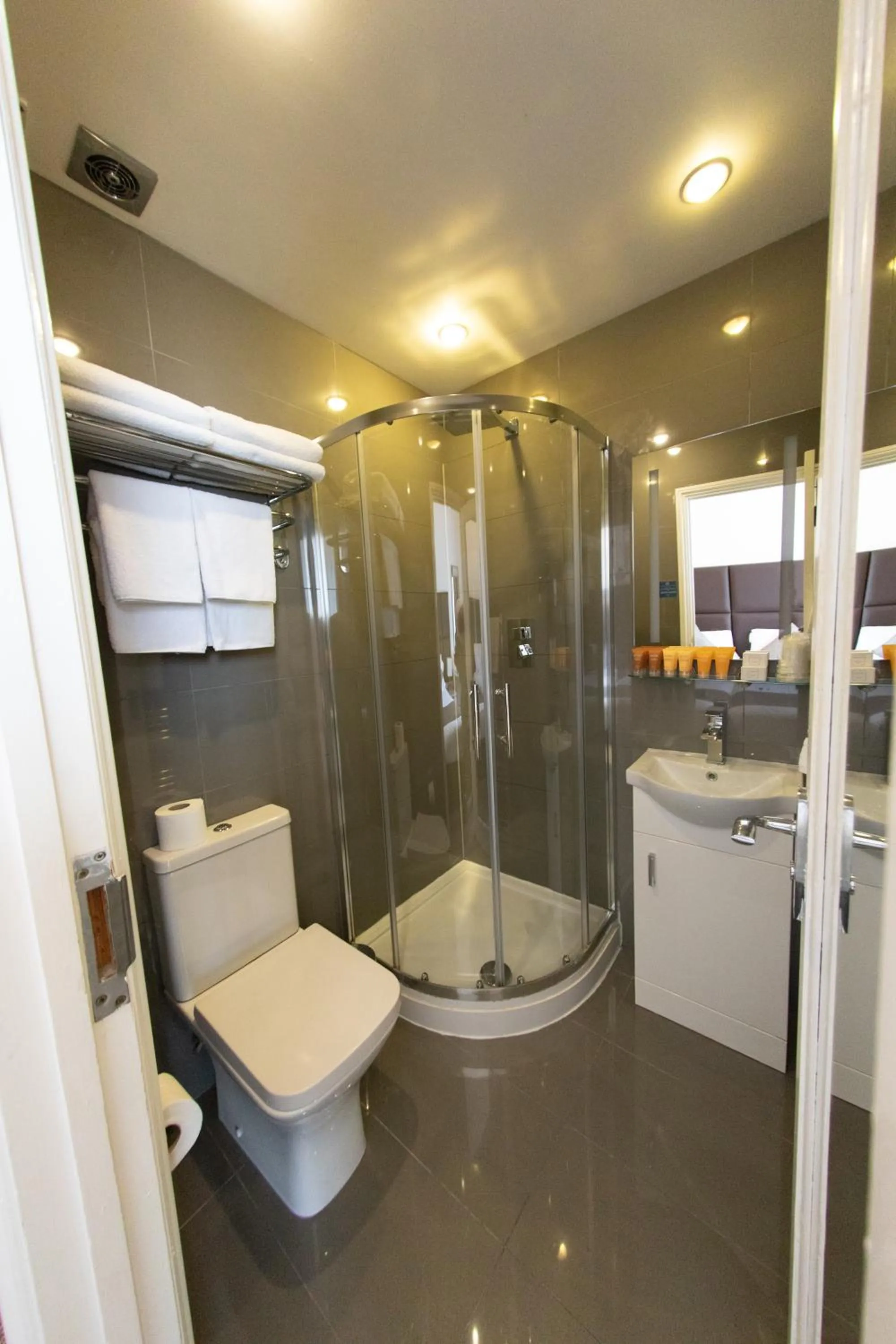 Shower in Duke Of Leinster Hotel