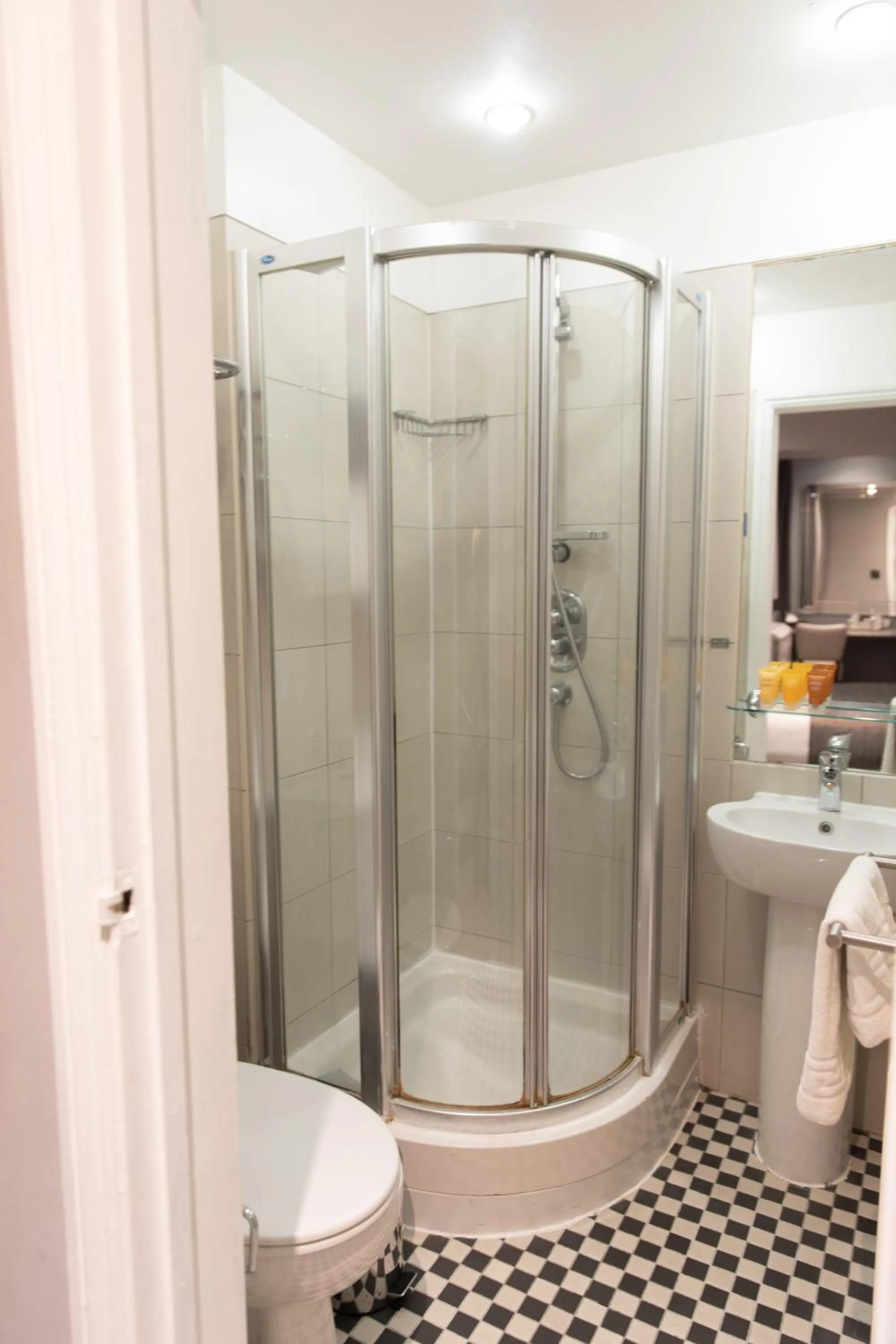 Shower in Duke Of Leinster Hotel