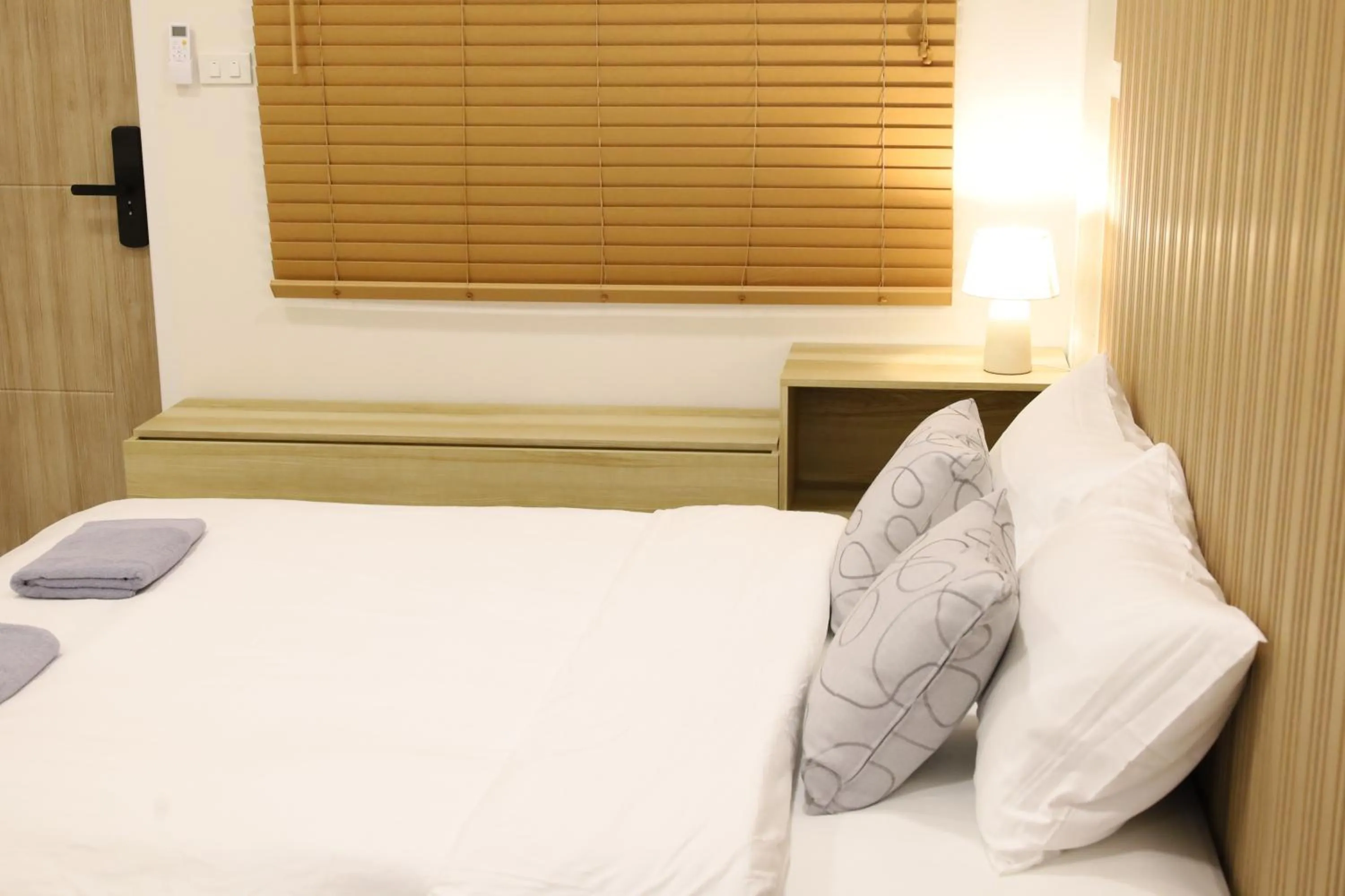 Bedroom, Bed in S.P.C Apartment by Brodderud