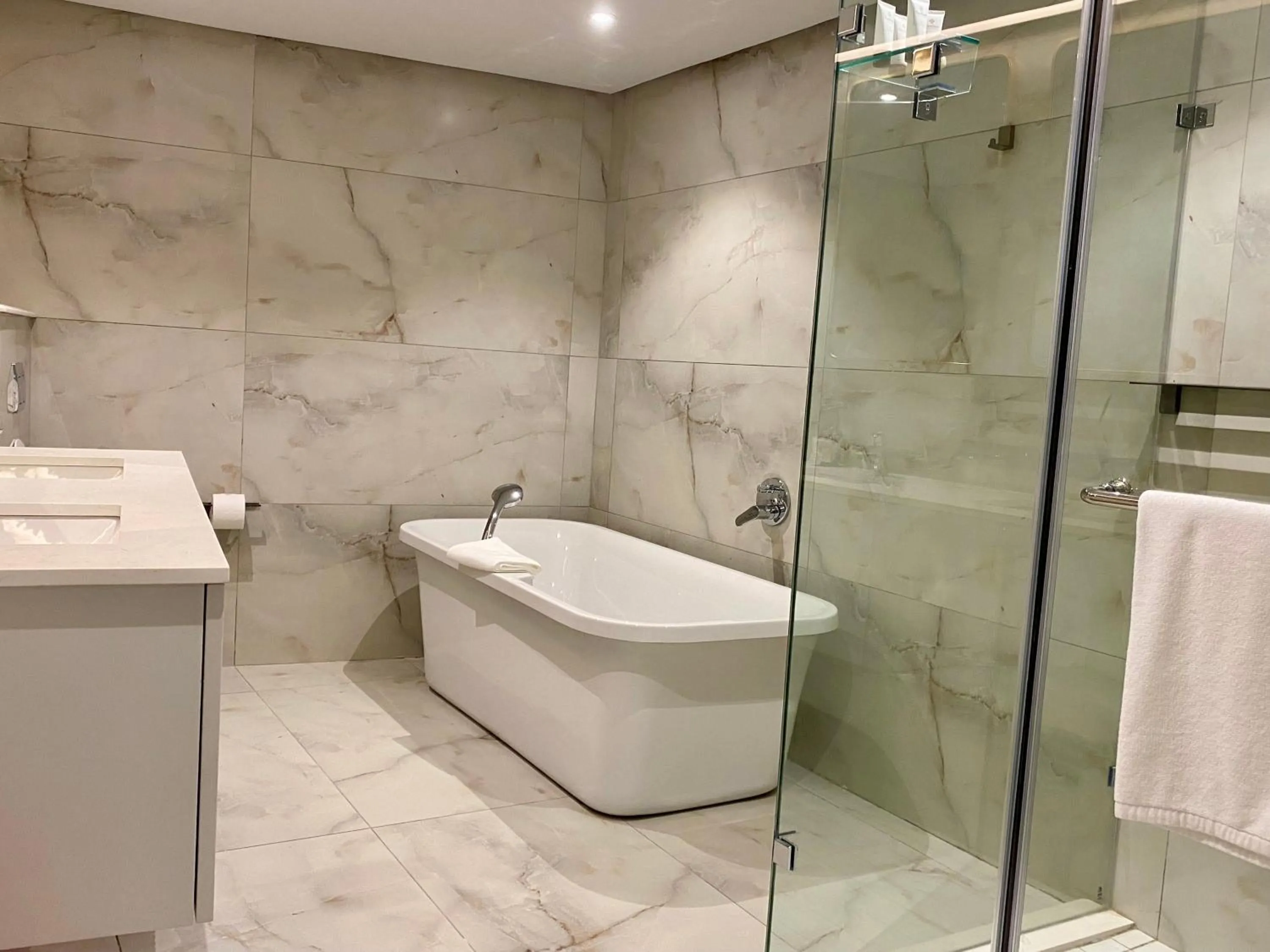 Shower in Coastlands Skye Hotel, Ridgeside, Umhlanga