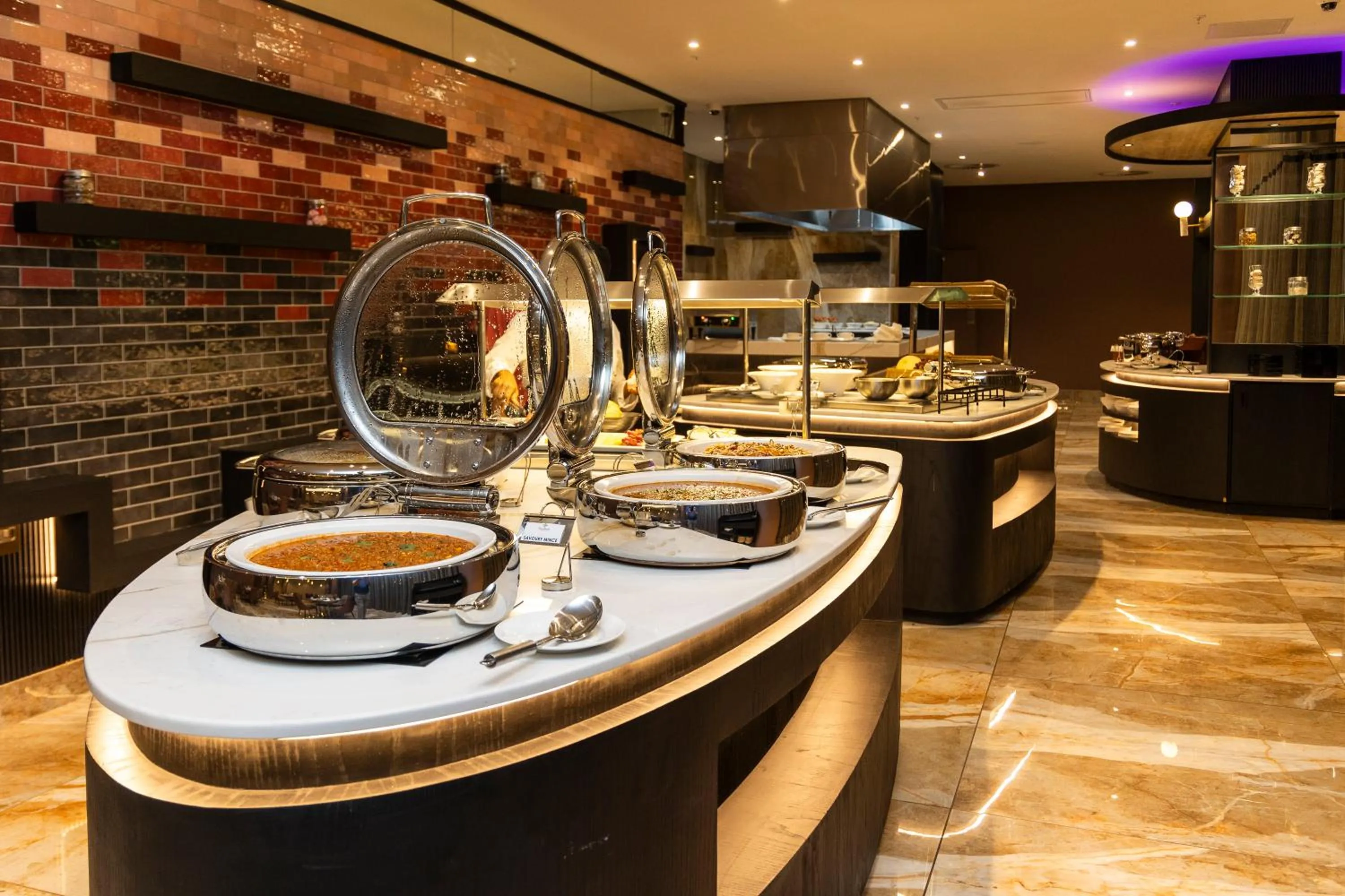 Buffet breakfast in Coastlands Skye Hotel, Ridgeside, Umhlanga