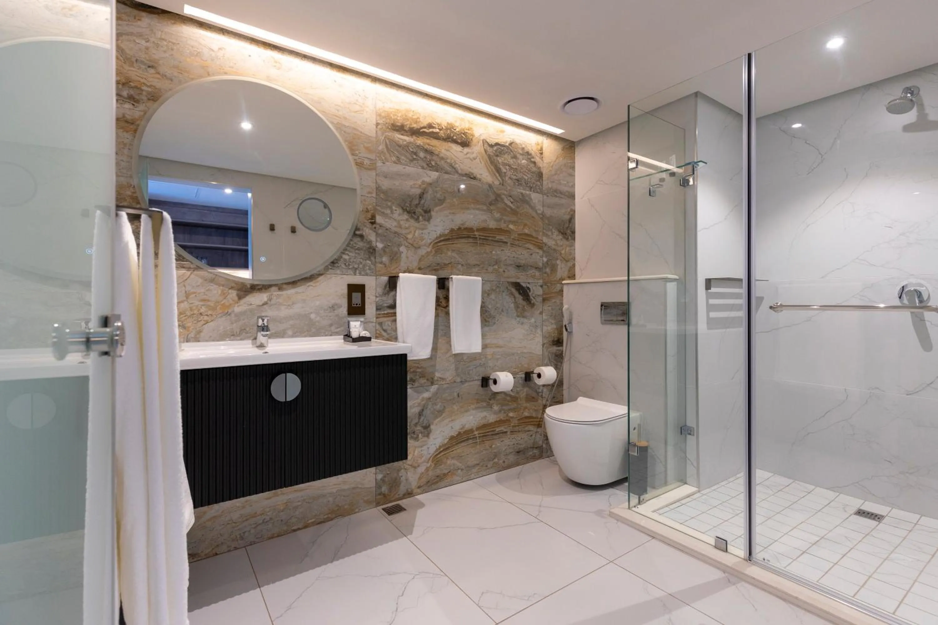 Shower in Coastlands Skye Hotel, Ridgeside, Umhlanga