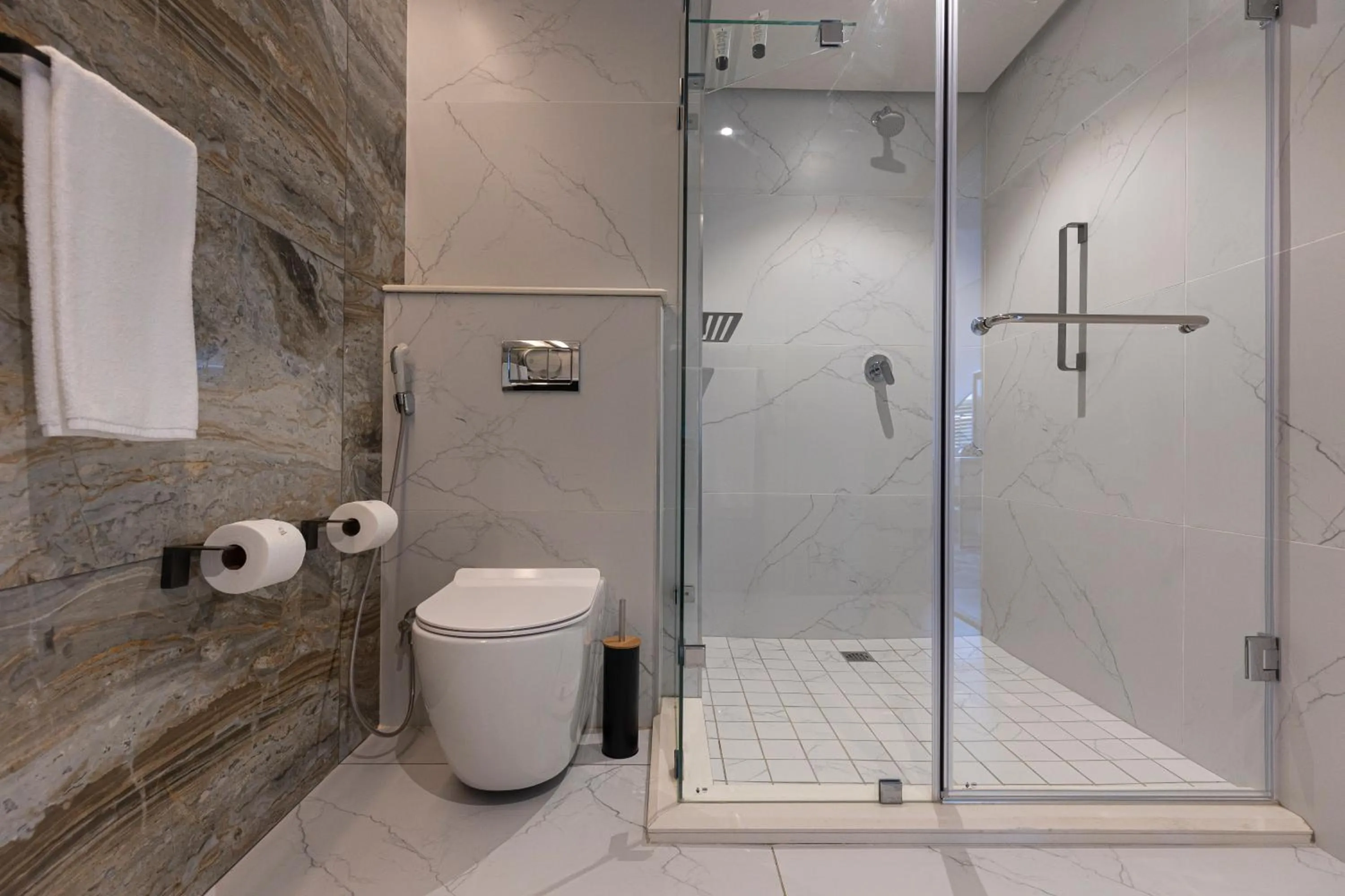 Shower in Coastlands Skye Hotel, Ridgeside, Umhlanga