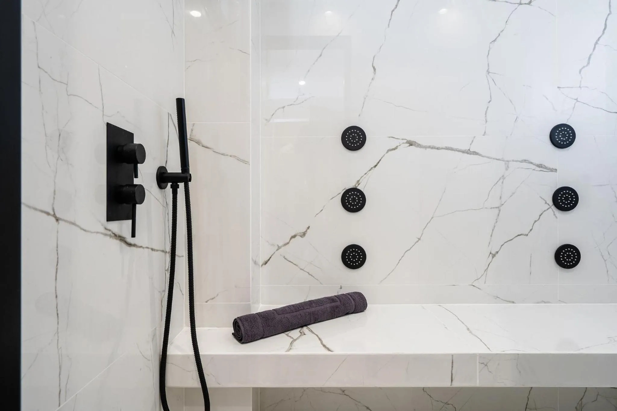 Shower in Legato Spa Suites