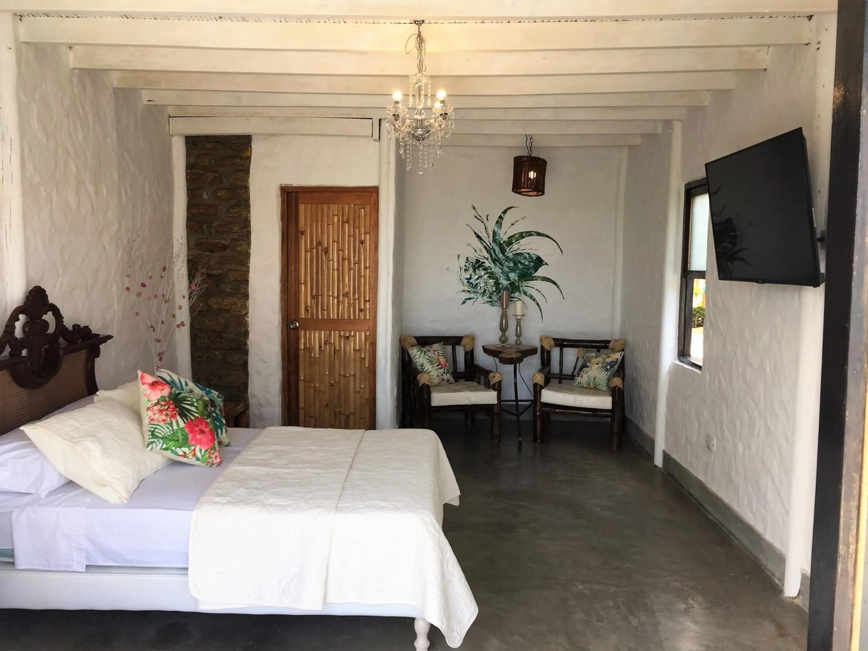 Bedroom, Bed in Hotel Puerto Antiguo