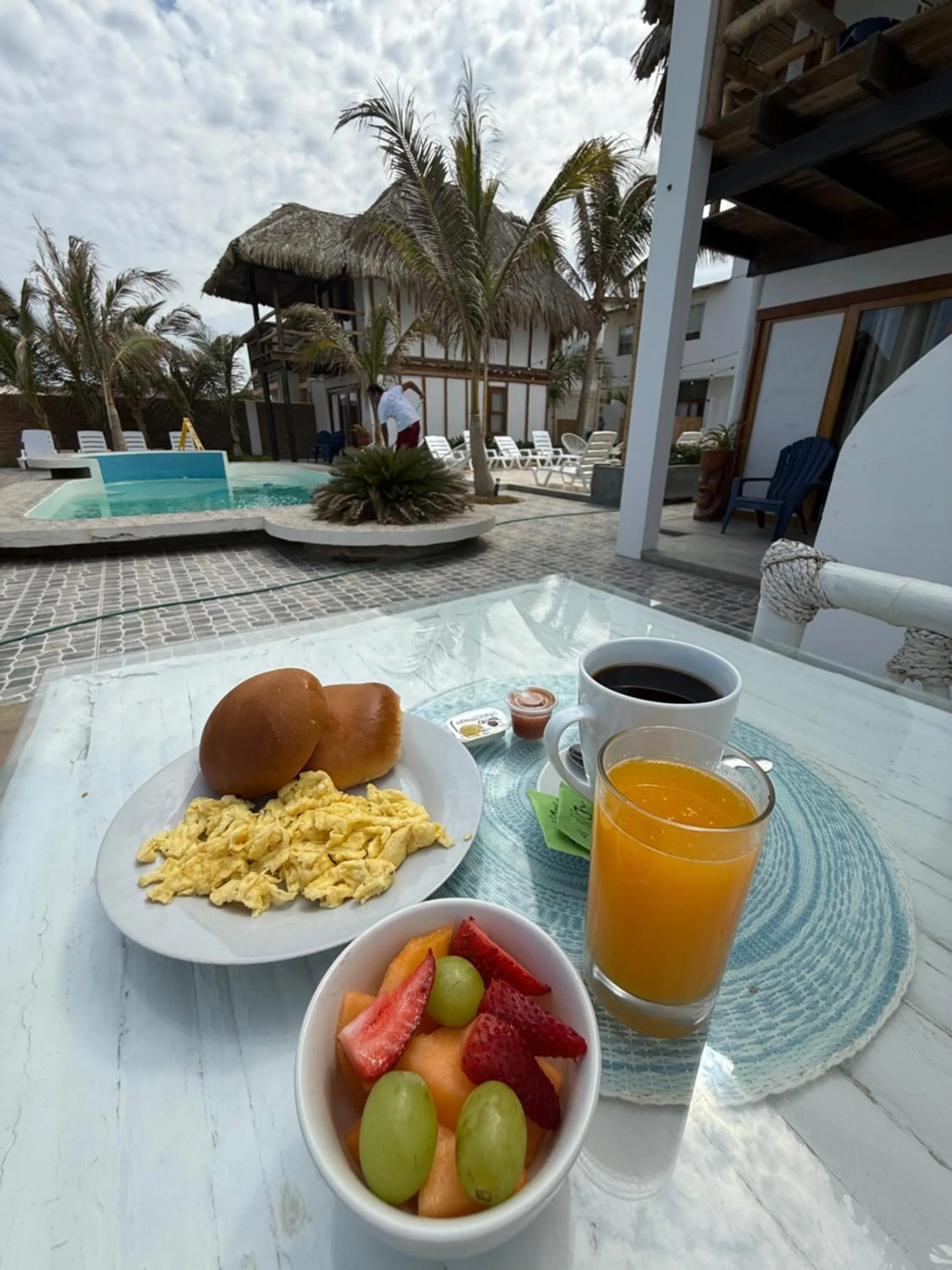Food in Hotel Puerto Antiguo