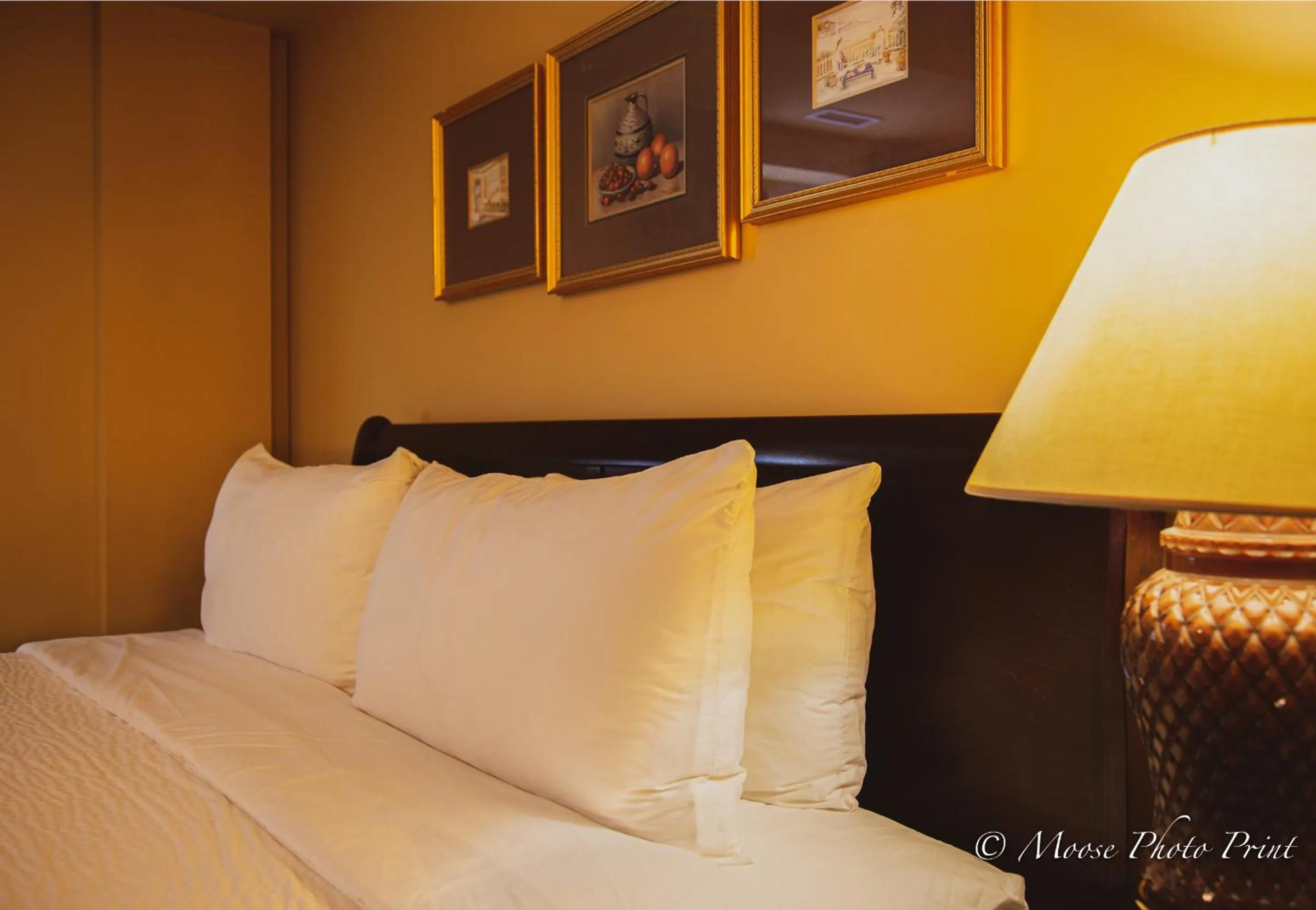 Bed in Grant Hall Hotel