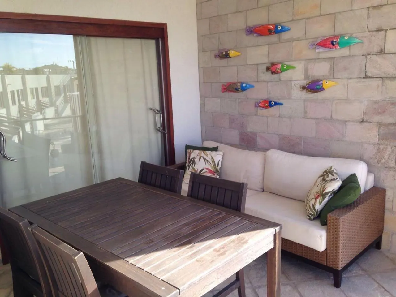 Patio in Indulge and Relax Apartment