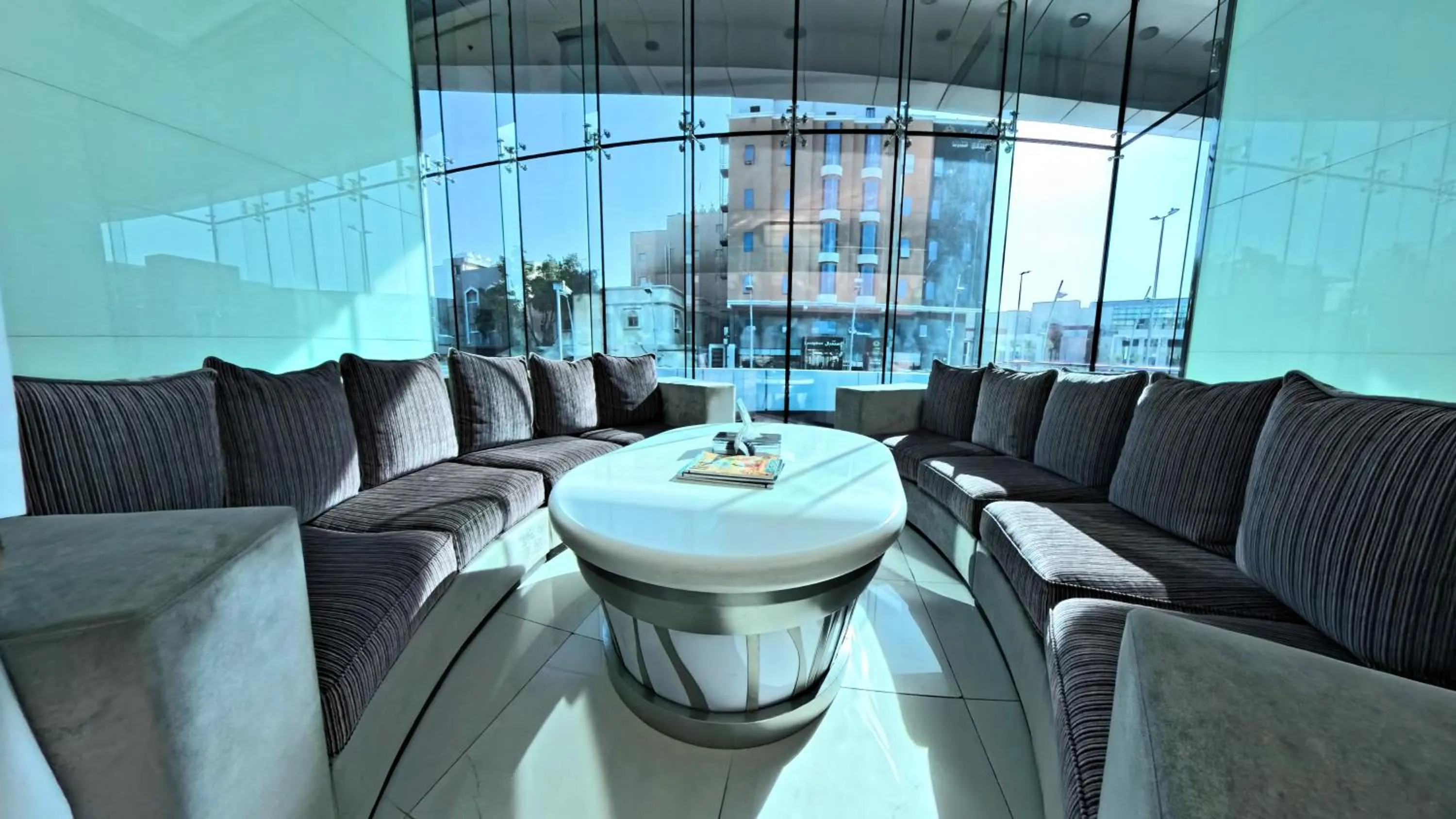 Seating area in Grand Mayral Hotel