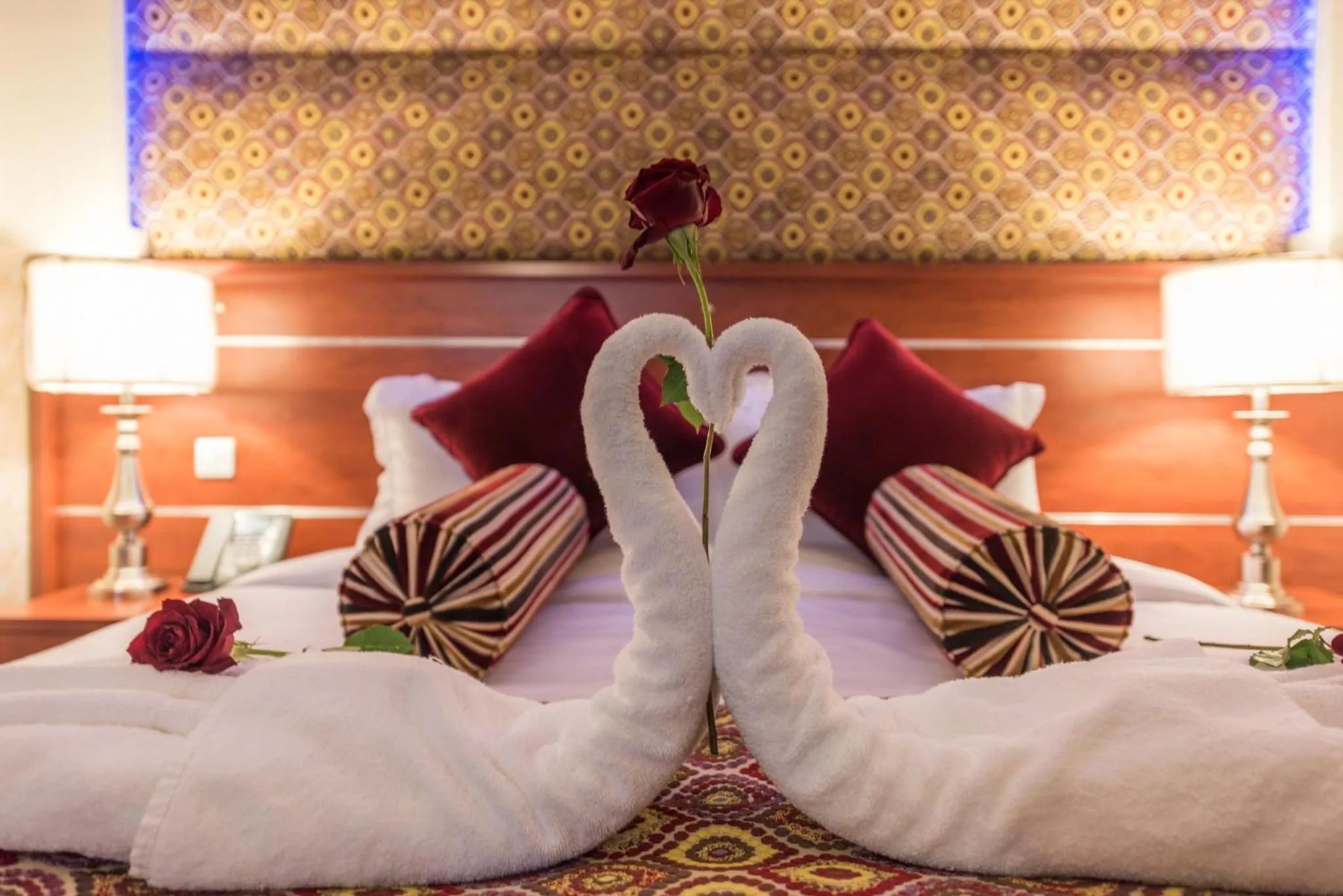 Decorative detail, Bed in Nusk Al Madinah