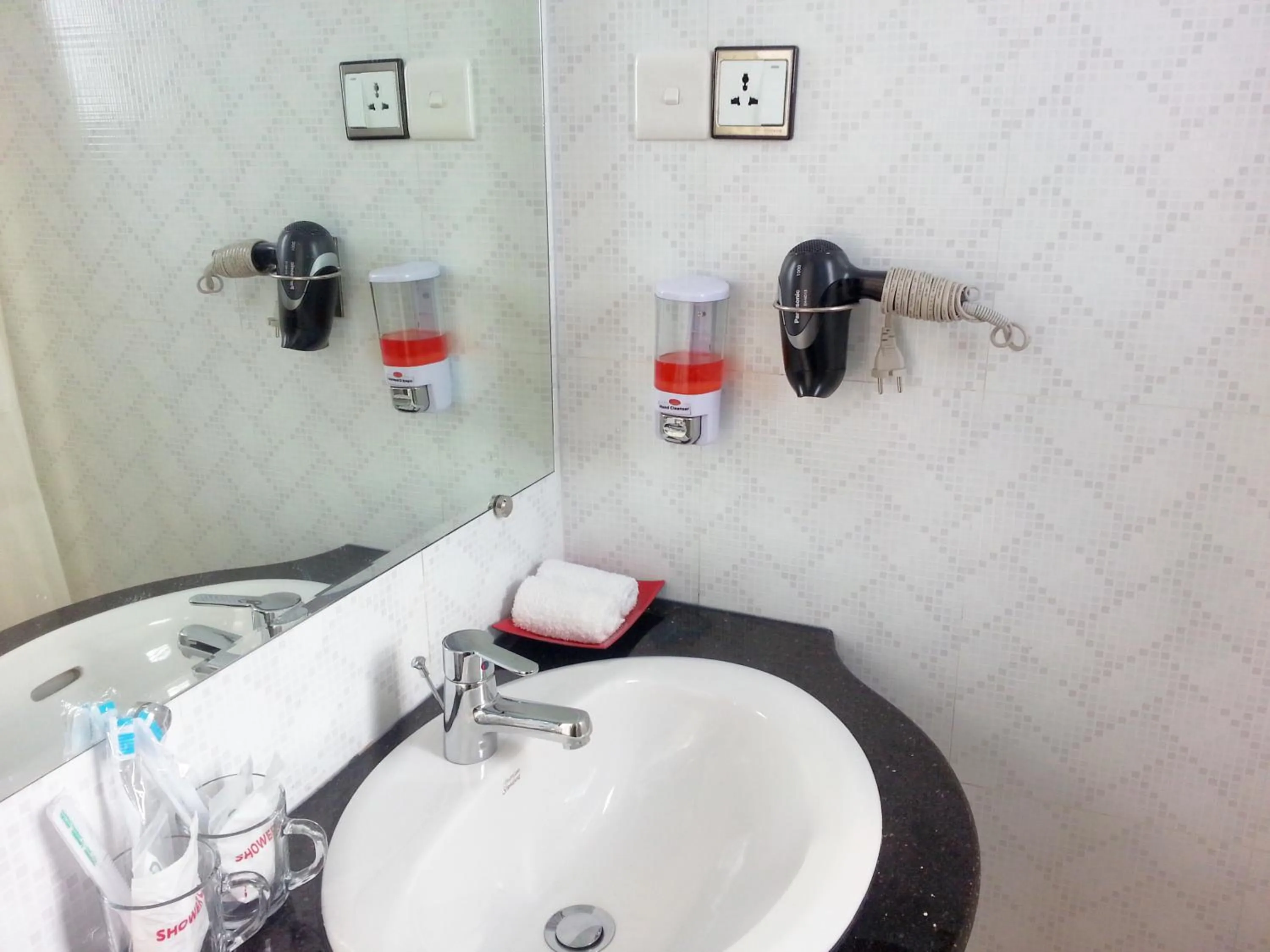 Toilet in Grand Laurel Hotel