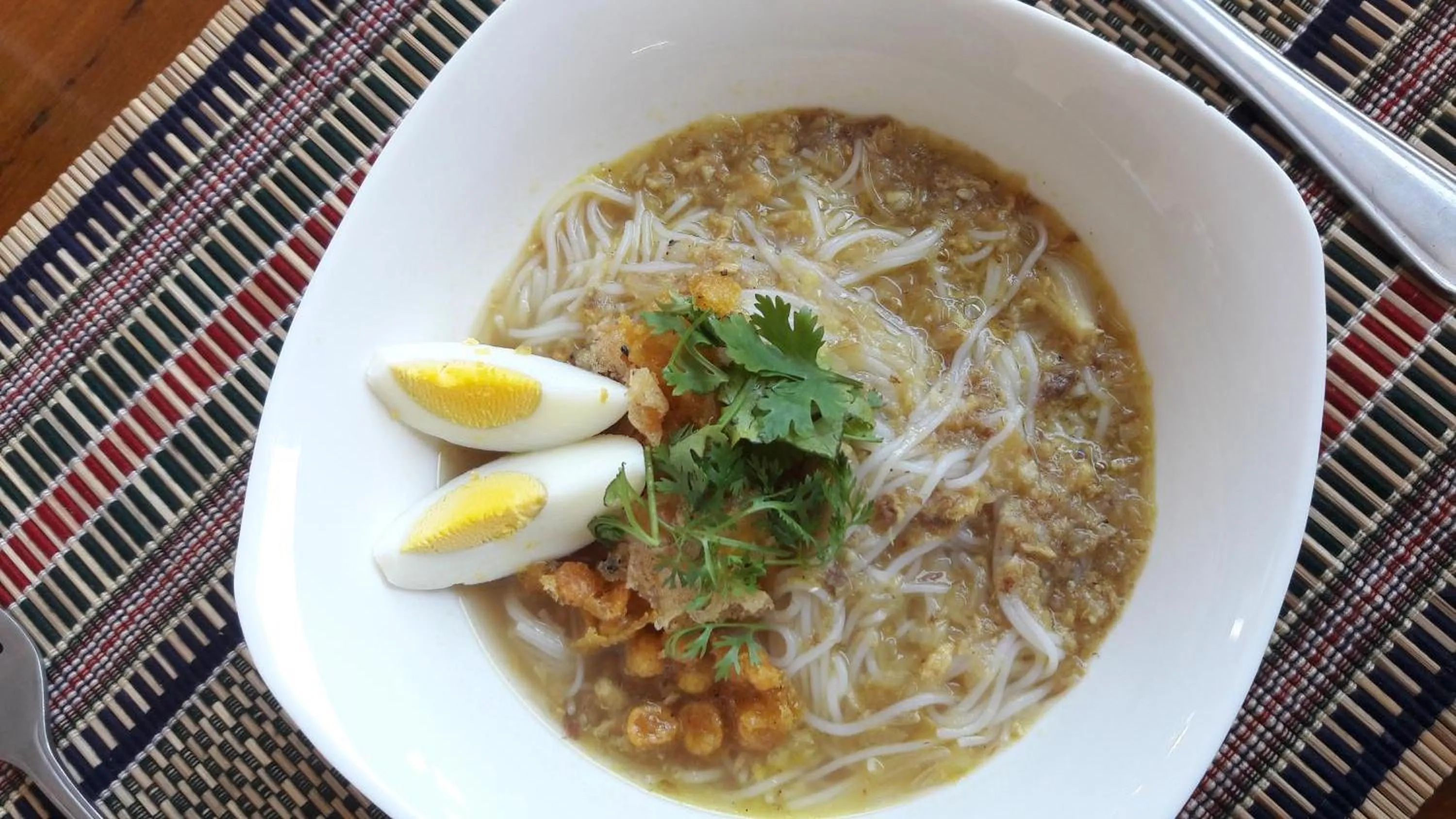 Food close-up in Grand Laurel Hotel