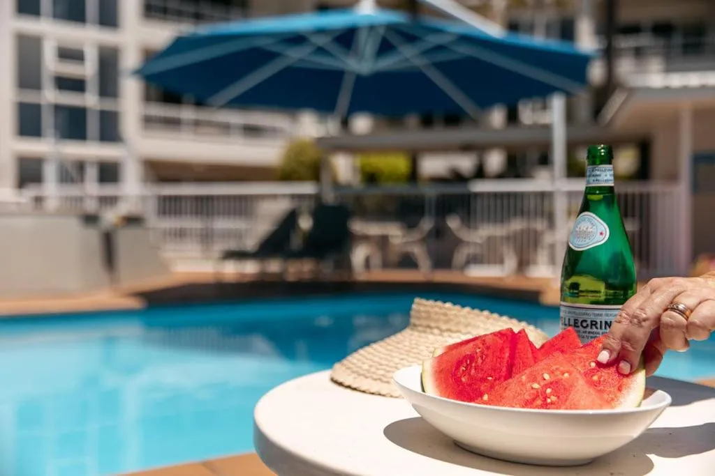 Swimming pool in Le Beach Apartments