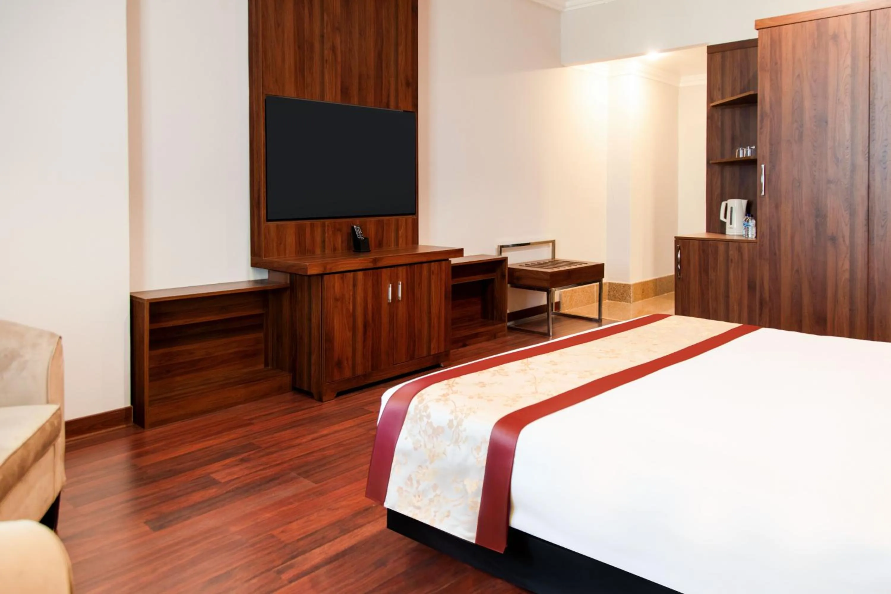 Bed in City Tower Hotel