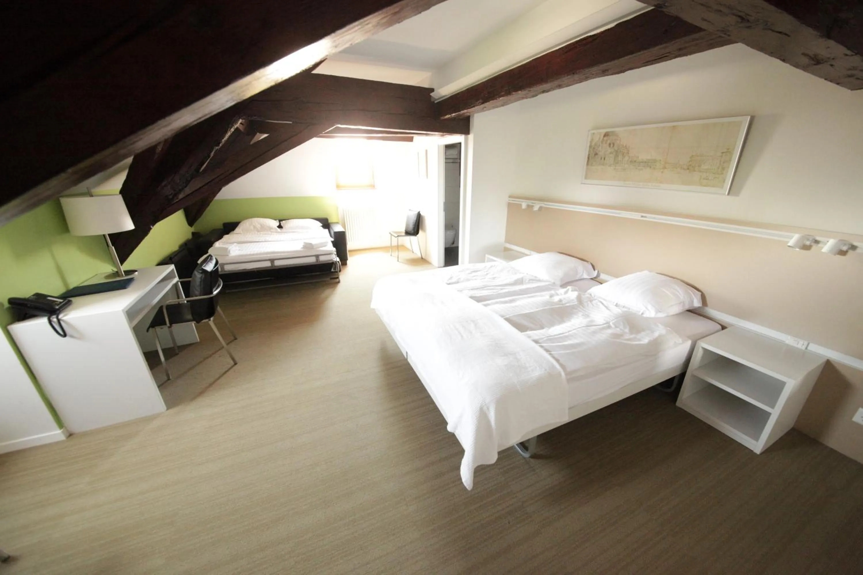 Bed in Auberge de Prangins