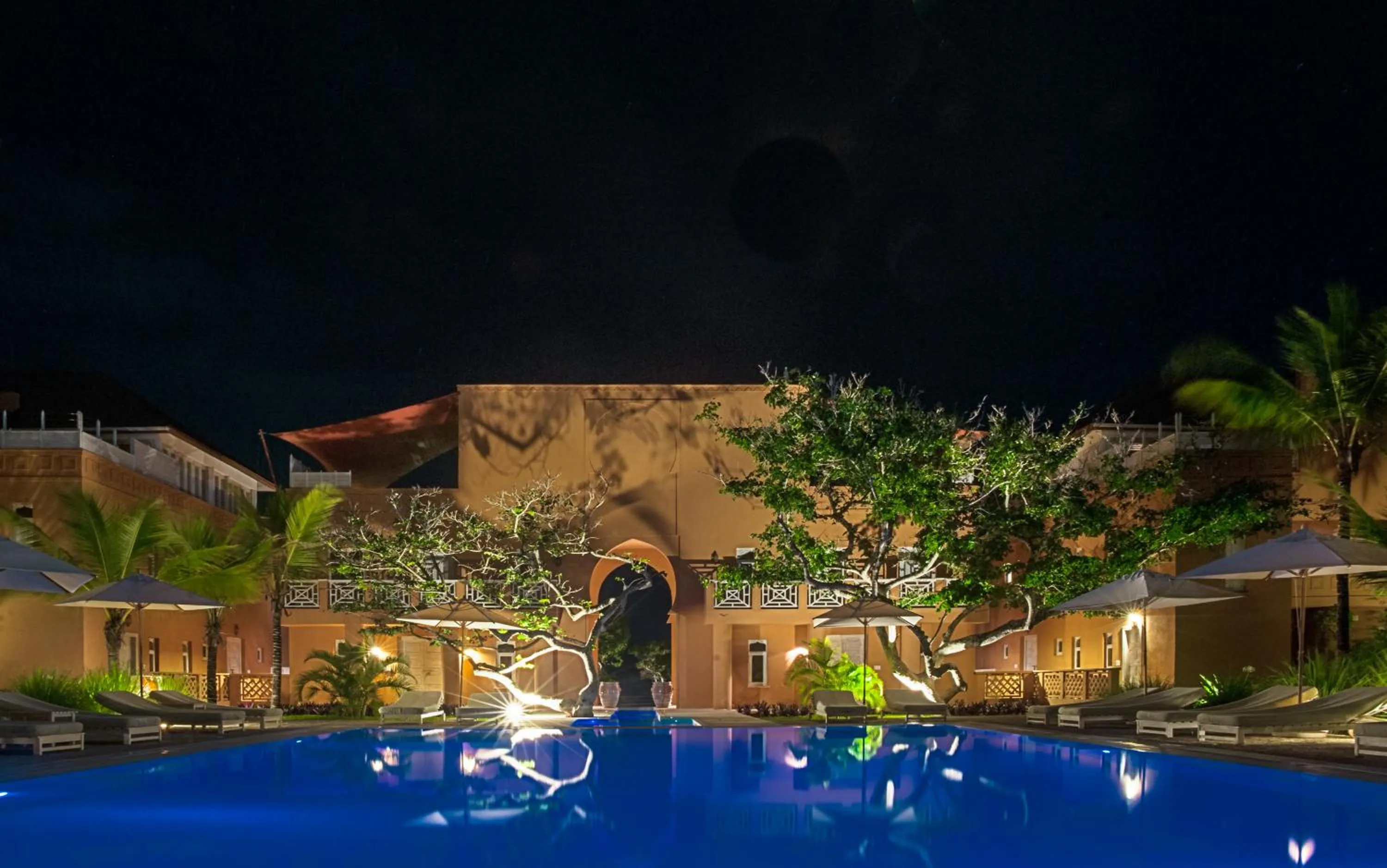 Pool view in Medina Palms