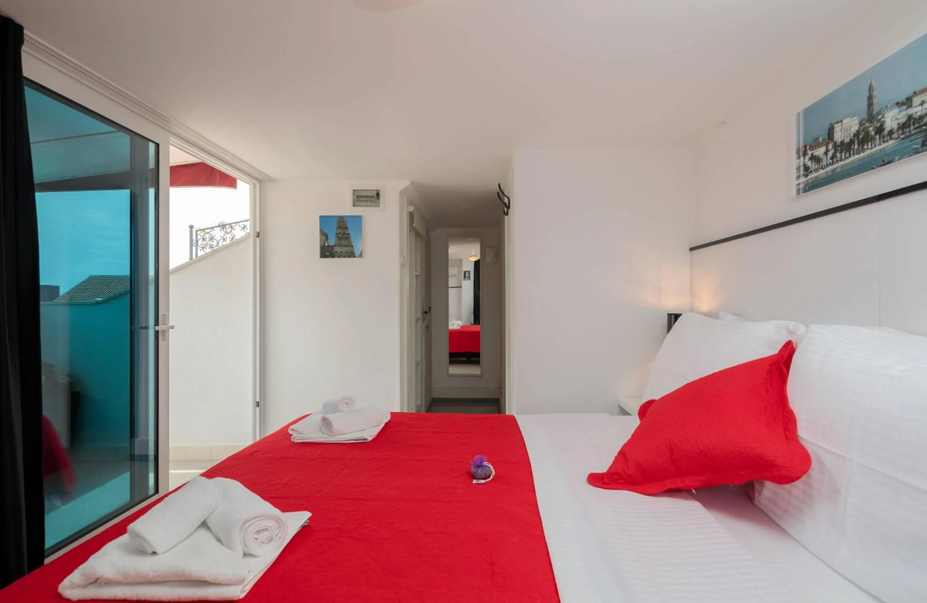 Bed in PLR Luxury Rooms