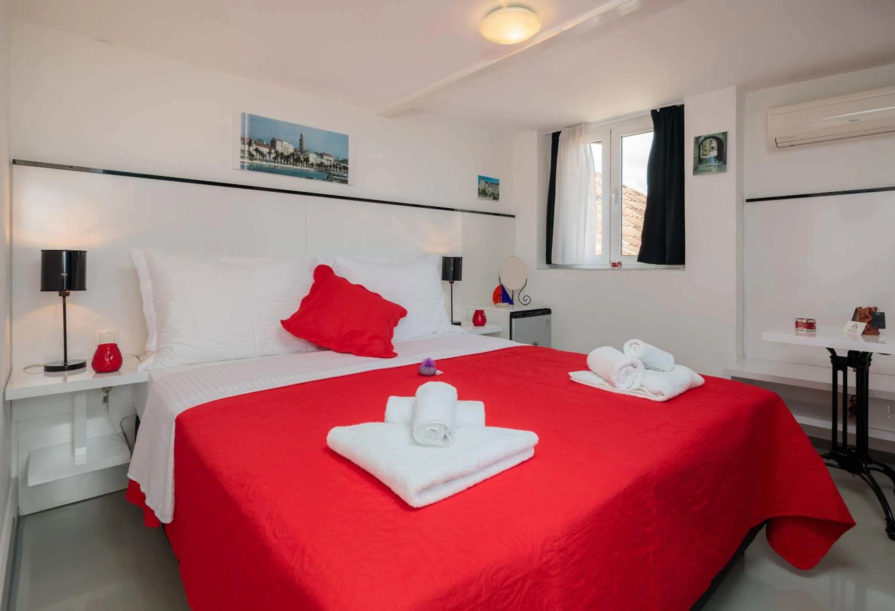 Bed in PLR Luxury Rooms