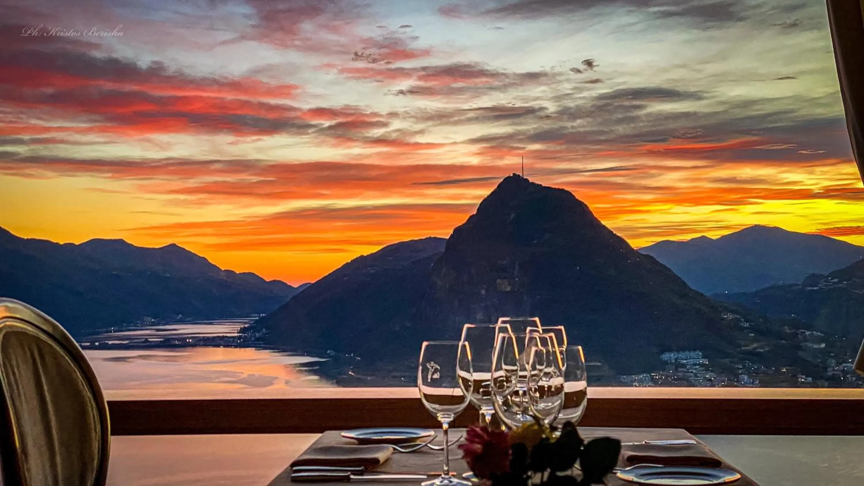 Lake view in Hotel Colibrì