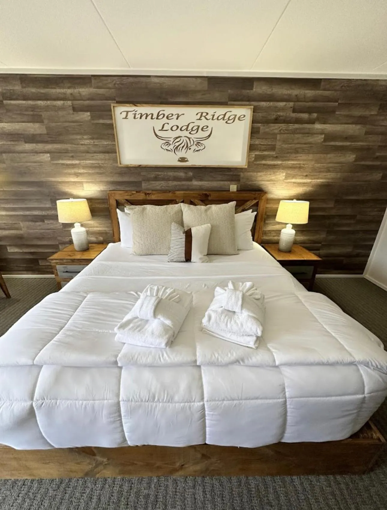 Bed in Timber Ridge Lodge Gatlinburg