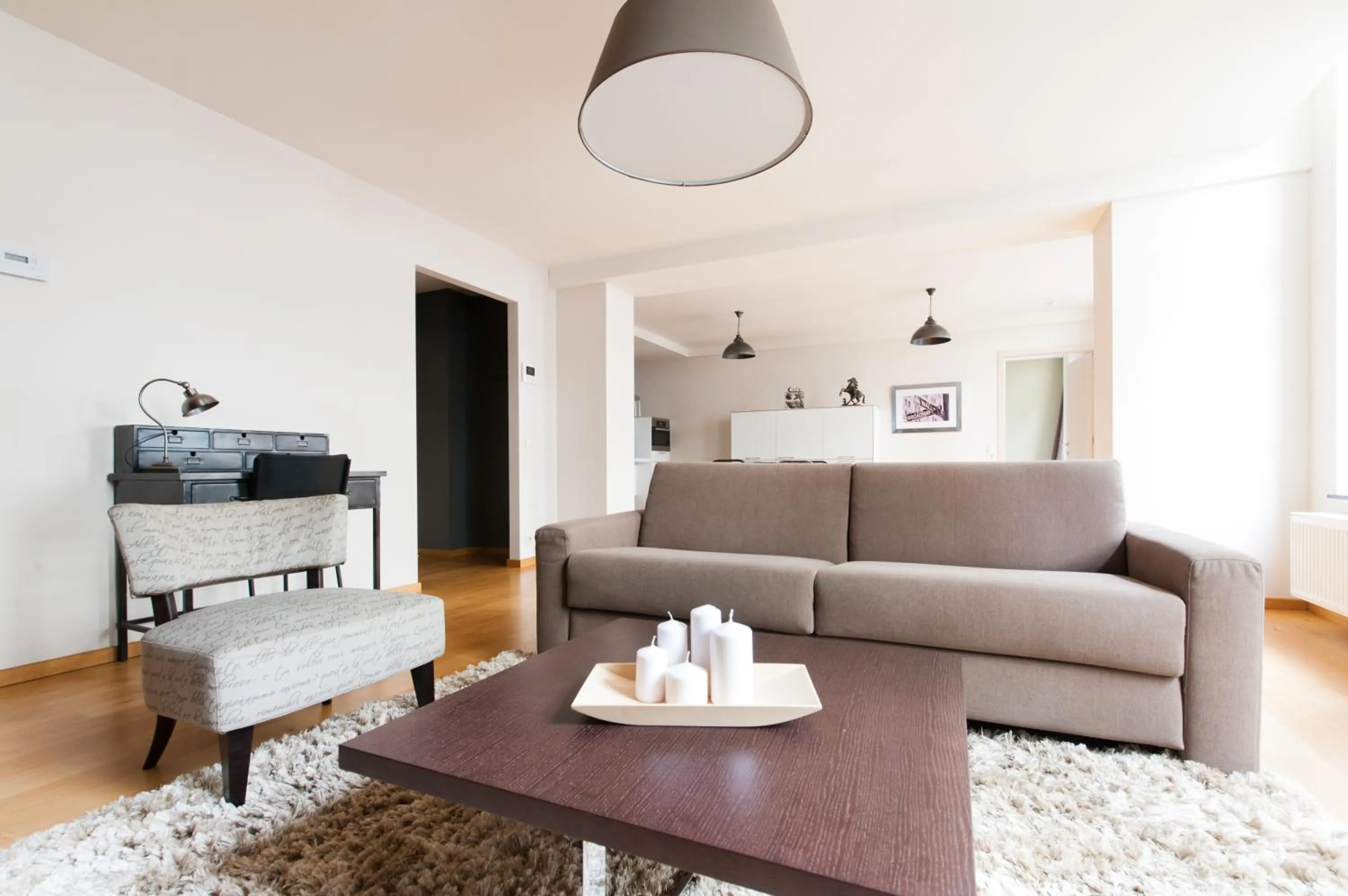 Living room in Smartflats - Monnaie