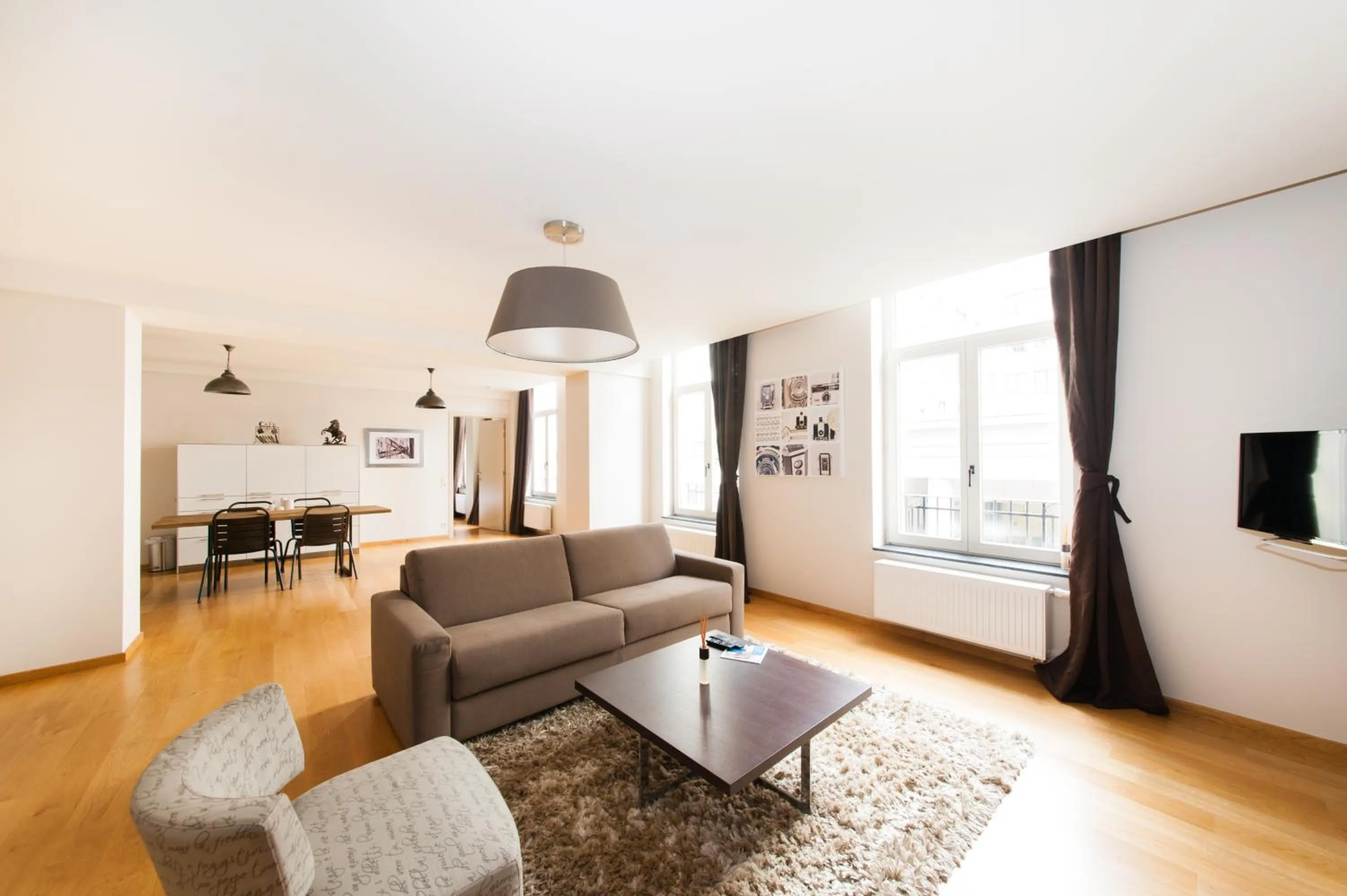 Living room in Smartflats - Monnaie