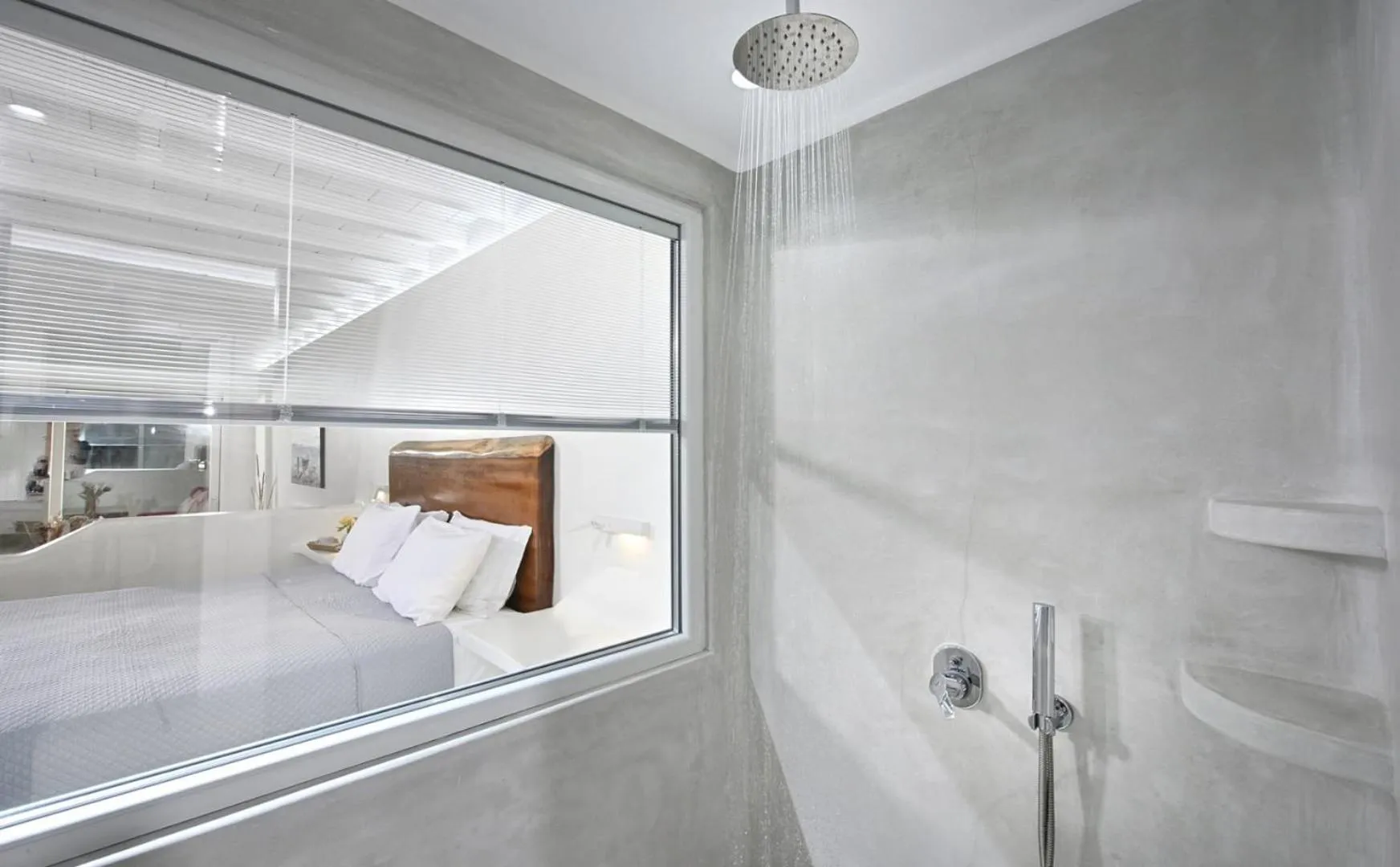 Shower, Bed in AC Village Christoulis
