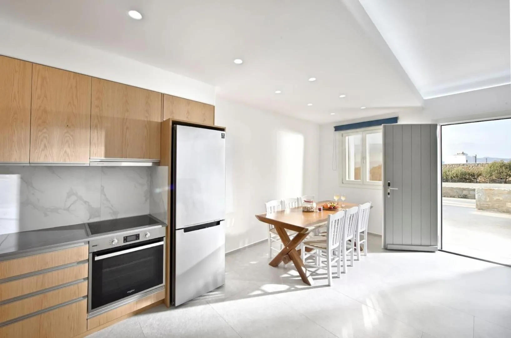 Dining area in AC Village Christoulis