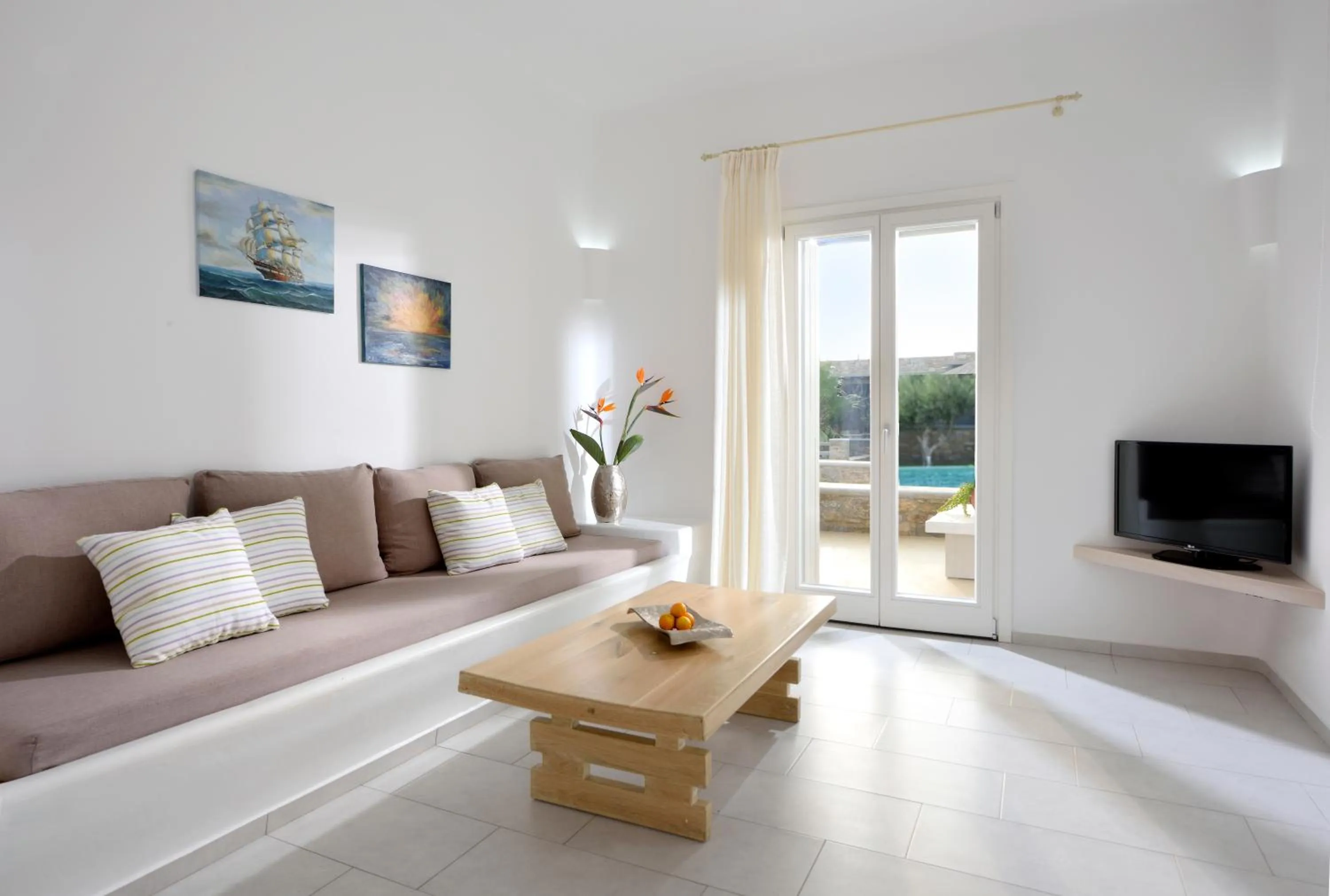 Living room in AC Village Christoulis