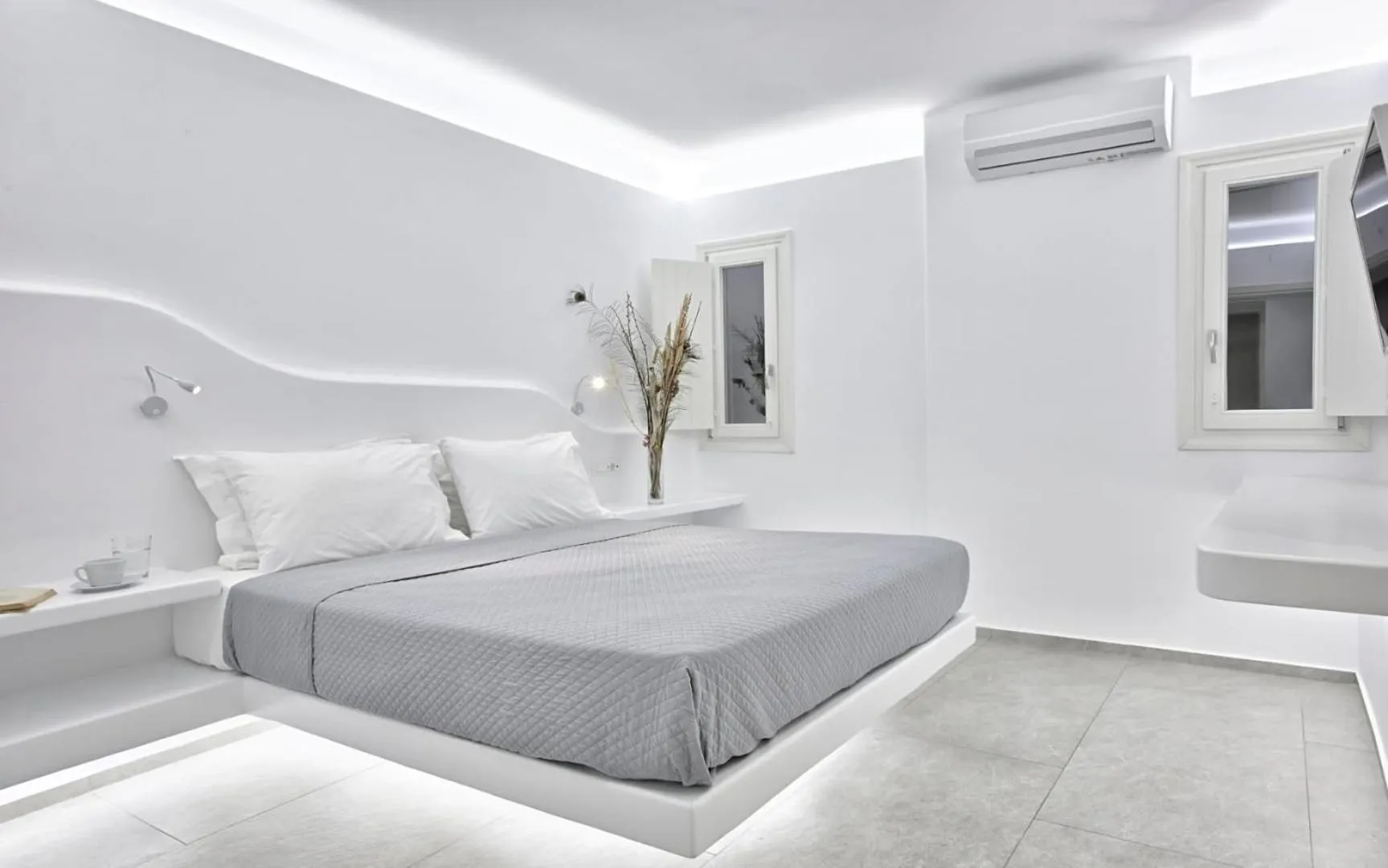 Bedroom, Bed in AC Village Christoulis