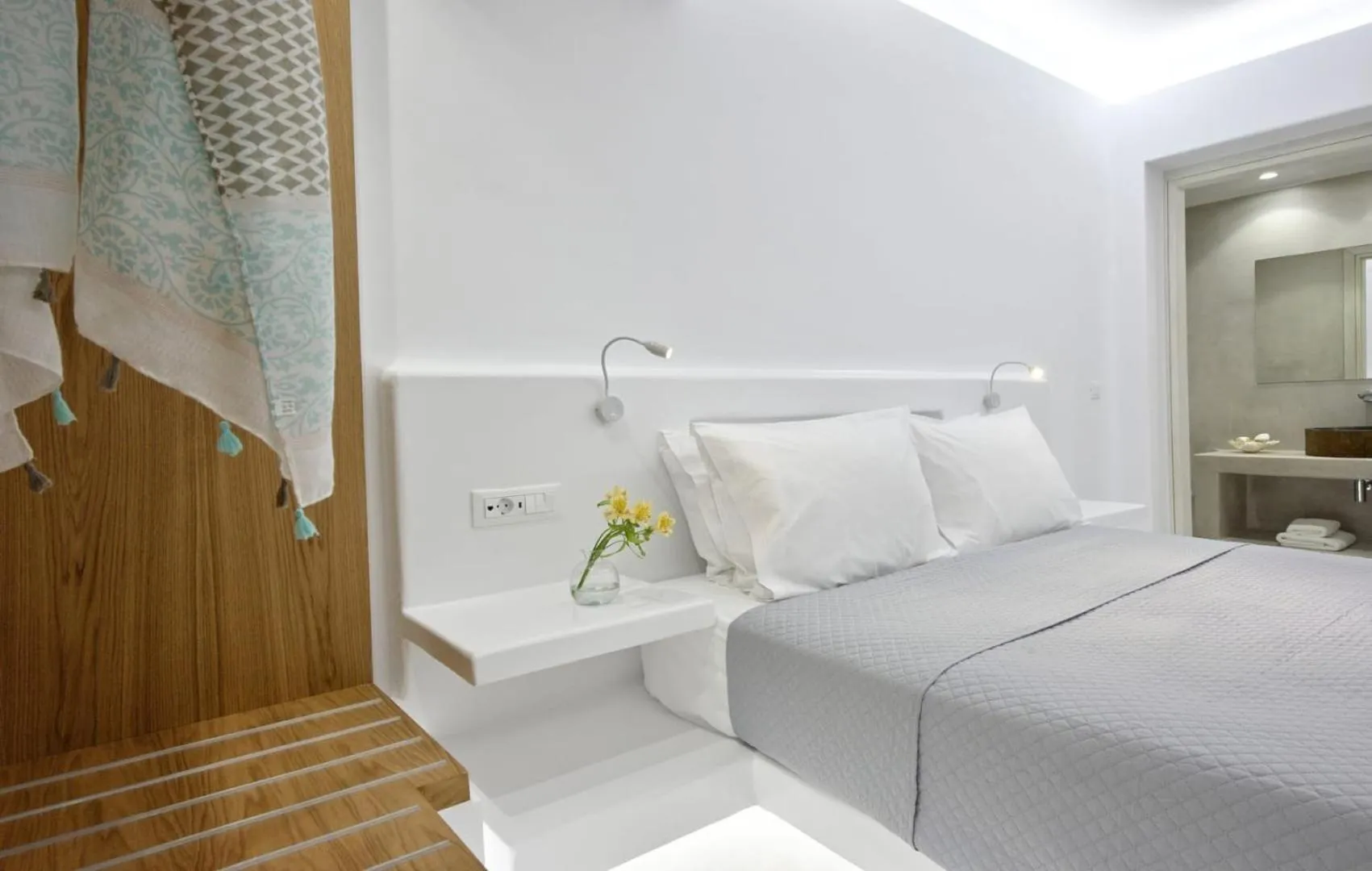 Bedroom, Bed in AC Village Christoulis