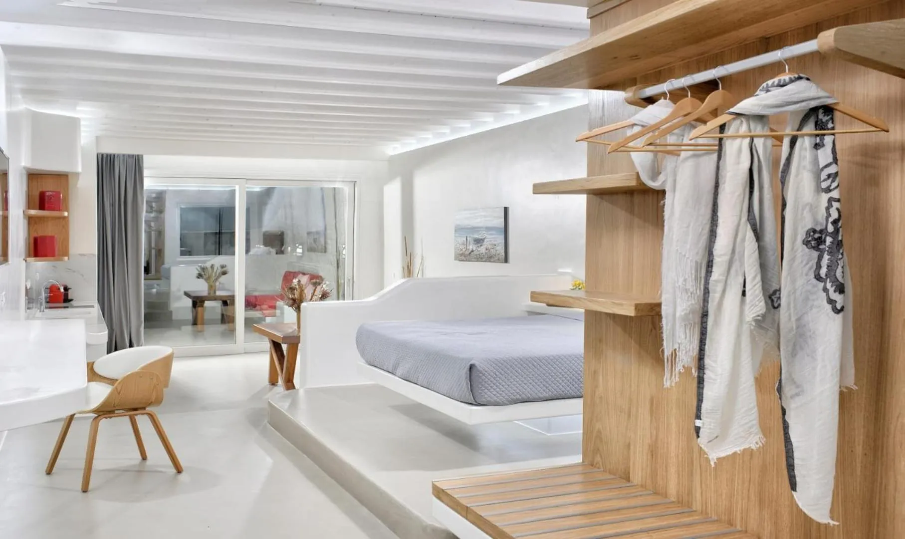 wardrobe, Bed in AC Village Christoulis