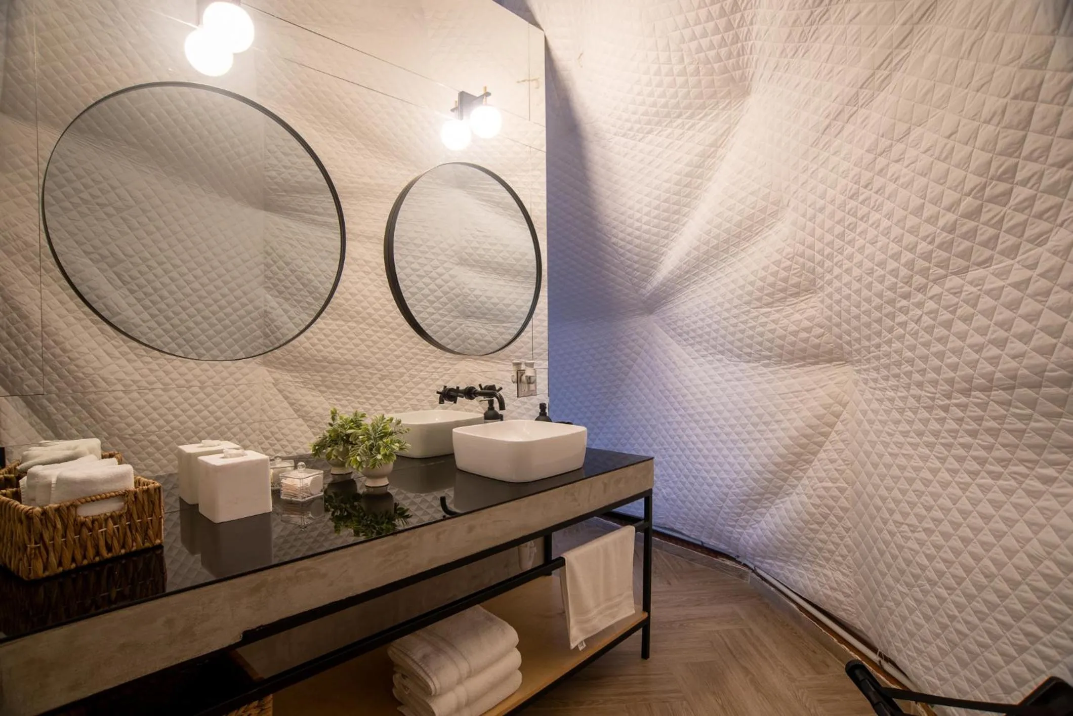 Bathroom in Cúpulas Del Valle by Villa De La Rosa