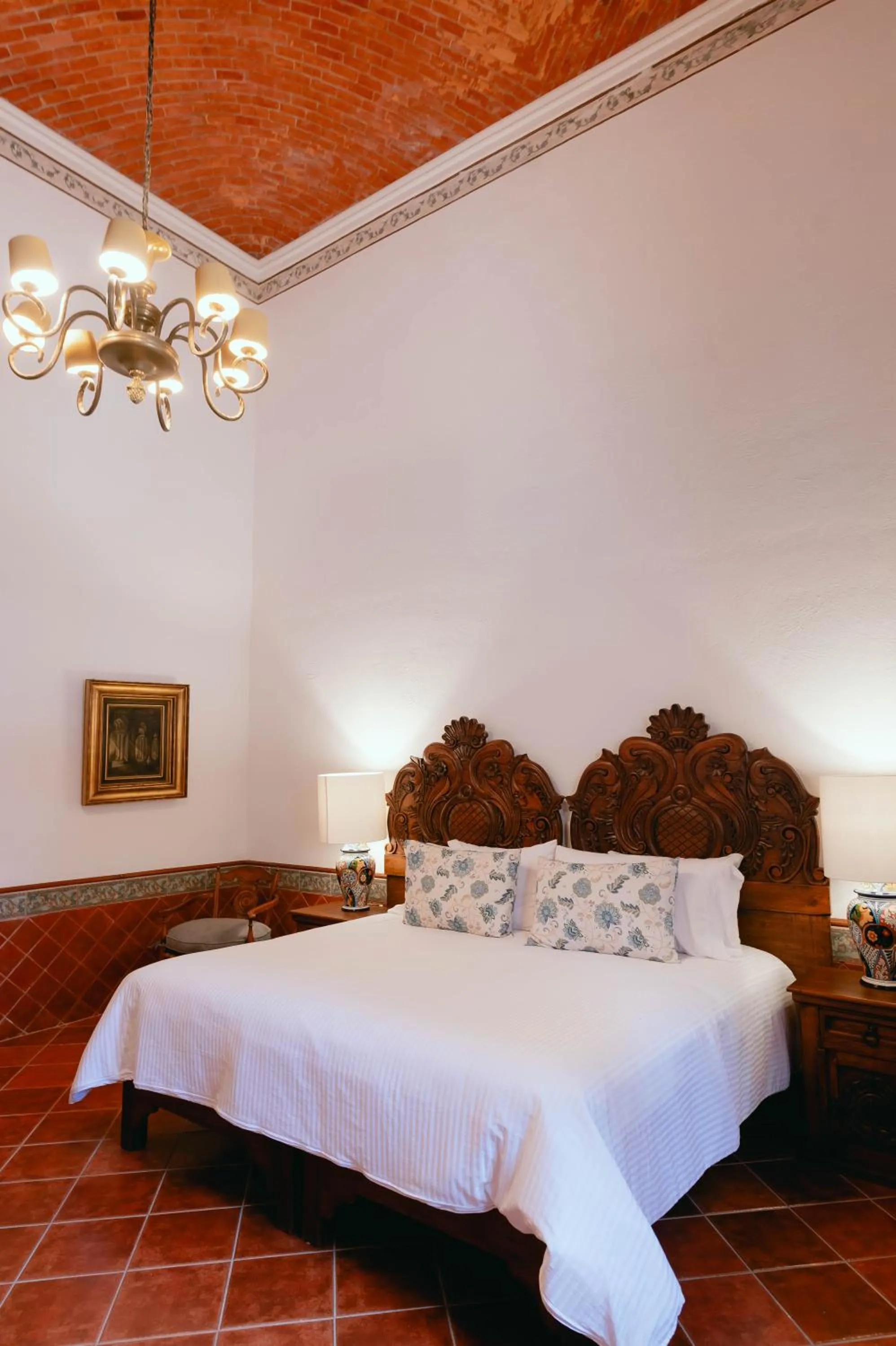 Bed in Hotel Hacienda La Cieneguita