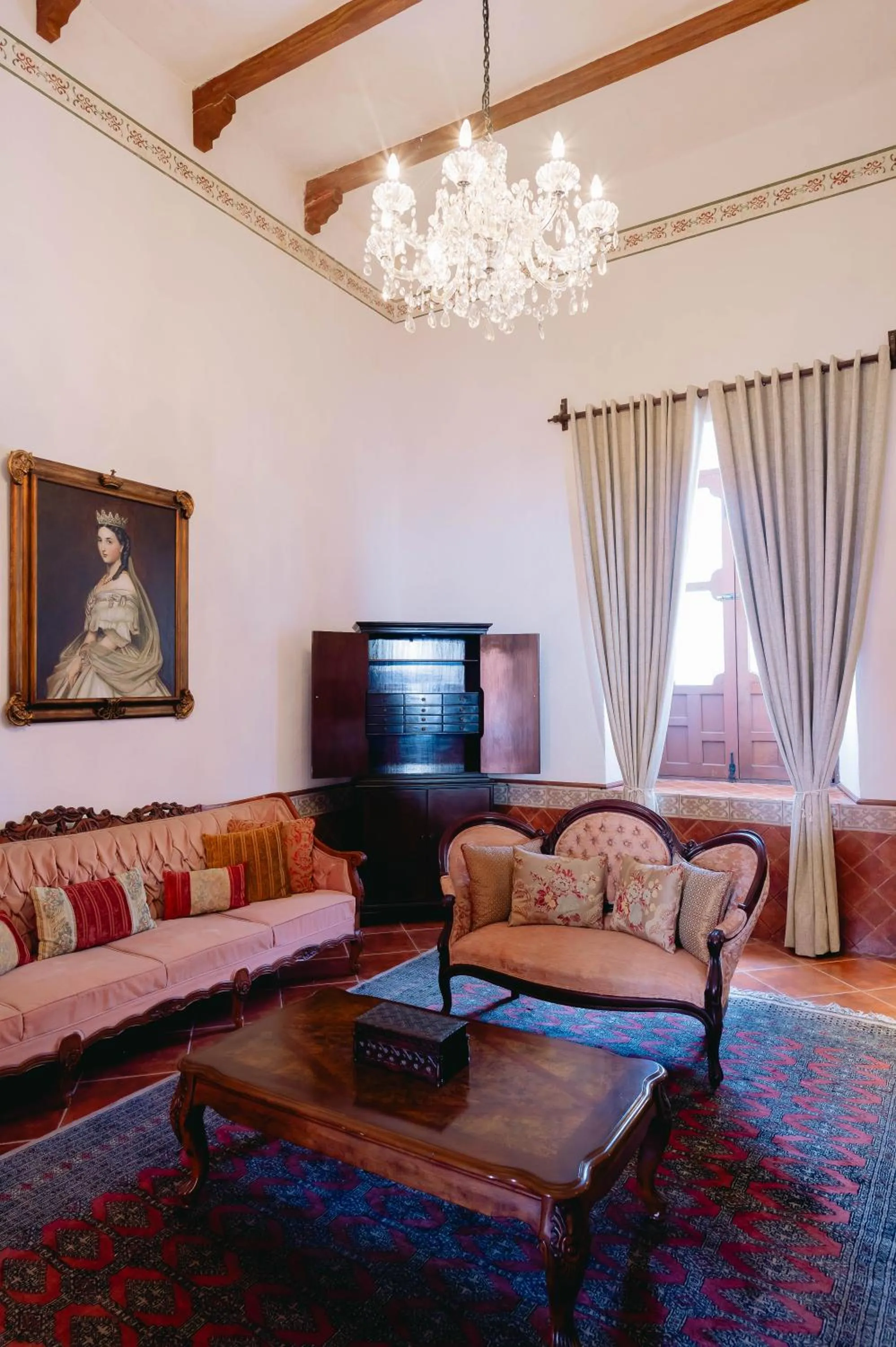 Living room in Hotel Hacienda La Cieneguita