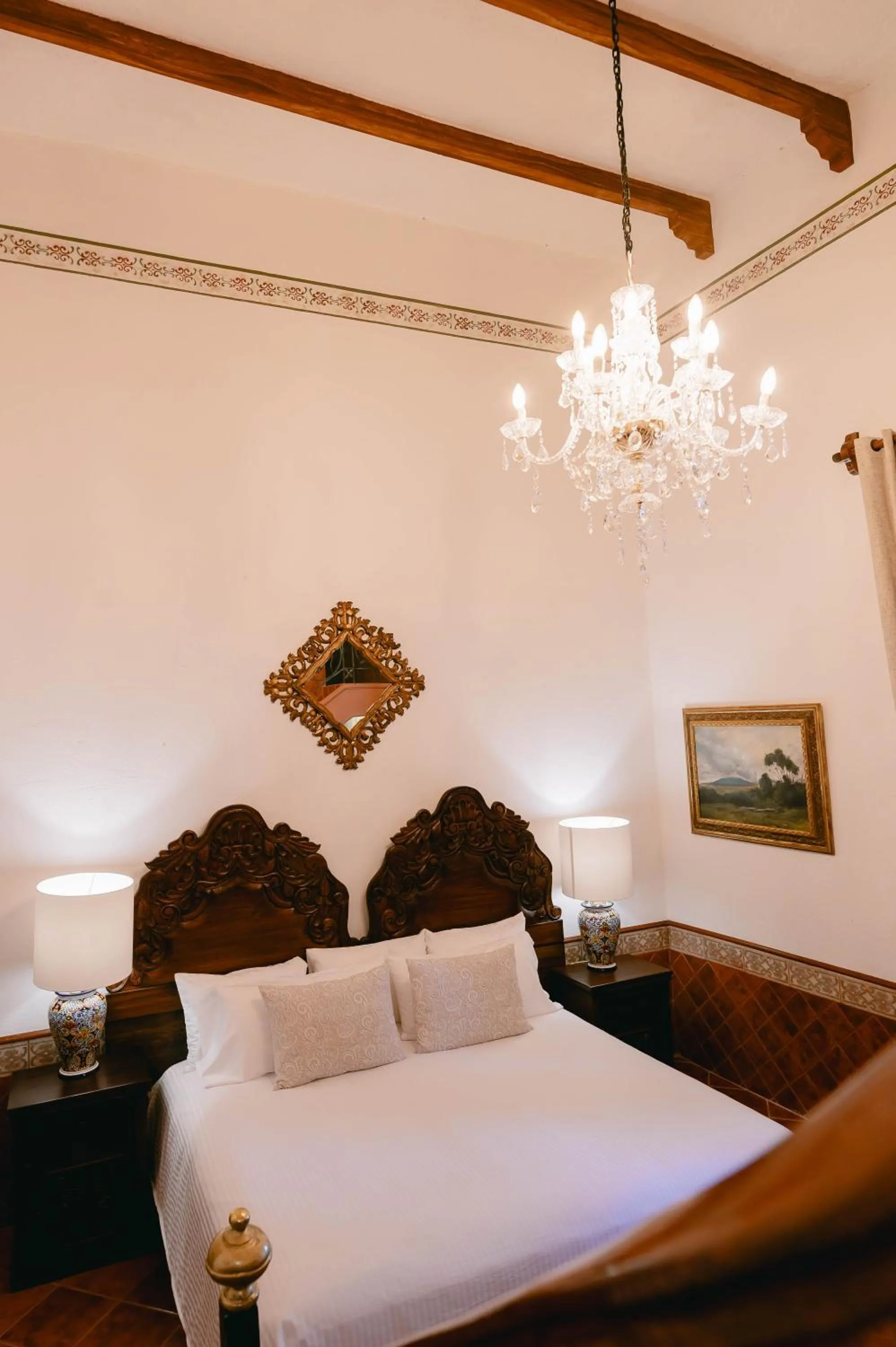 Bed in Hotel Hacienda La Cieneguita