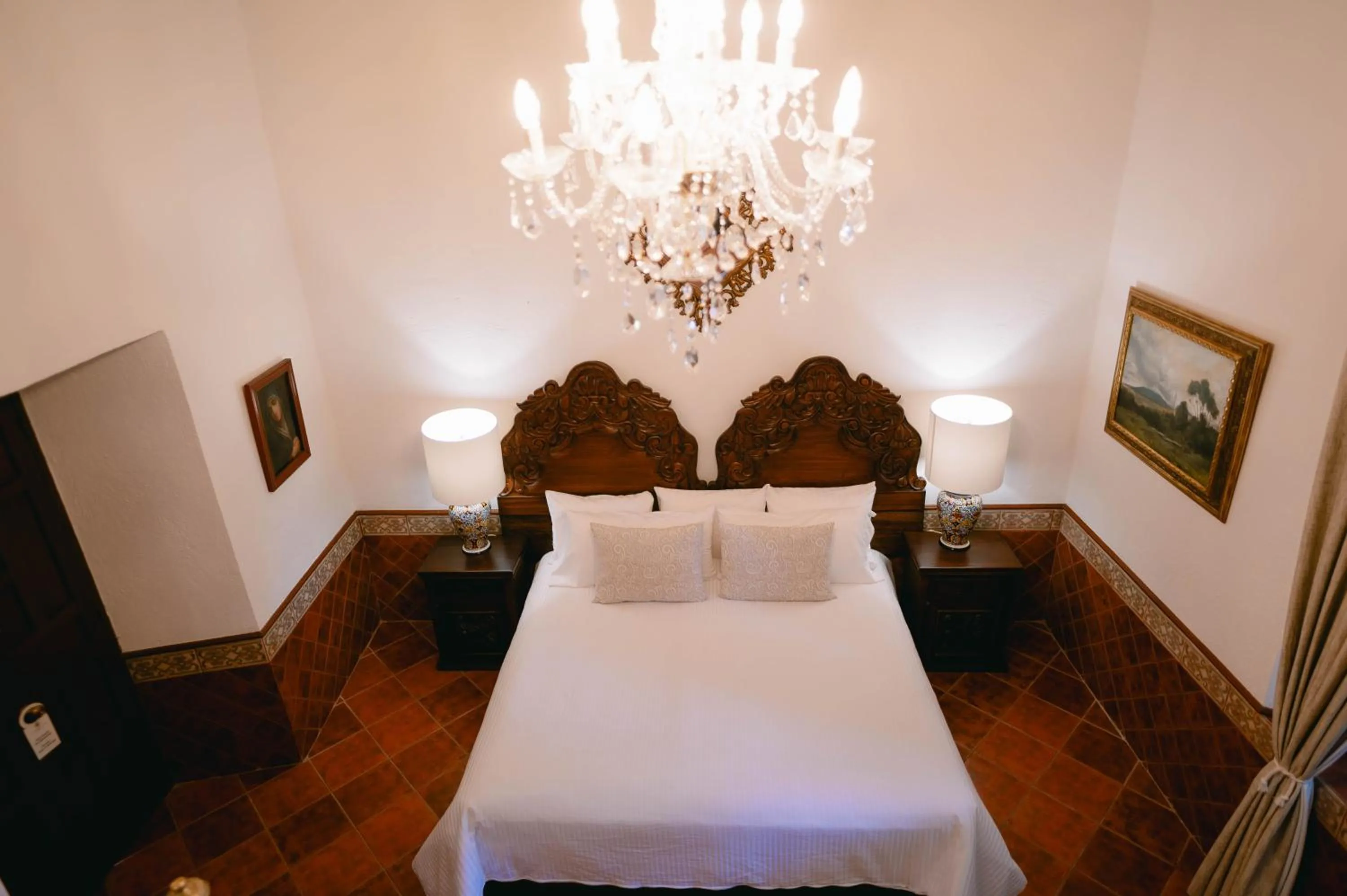 Bed in Hotel Hacienda La Cieneguita