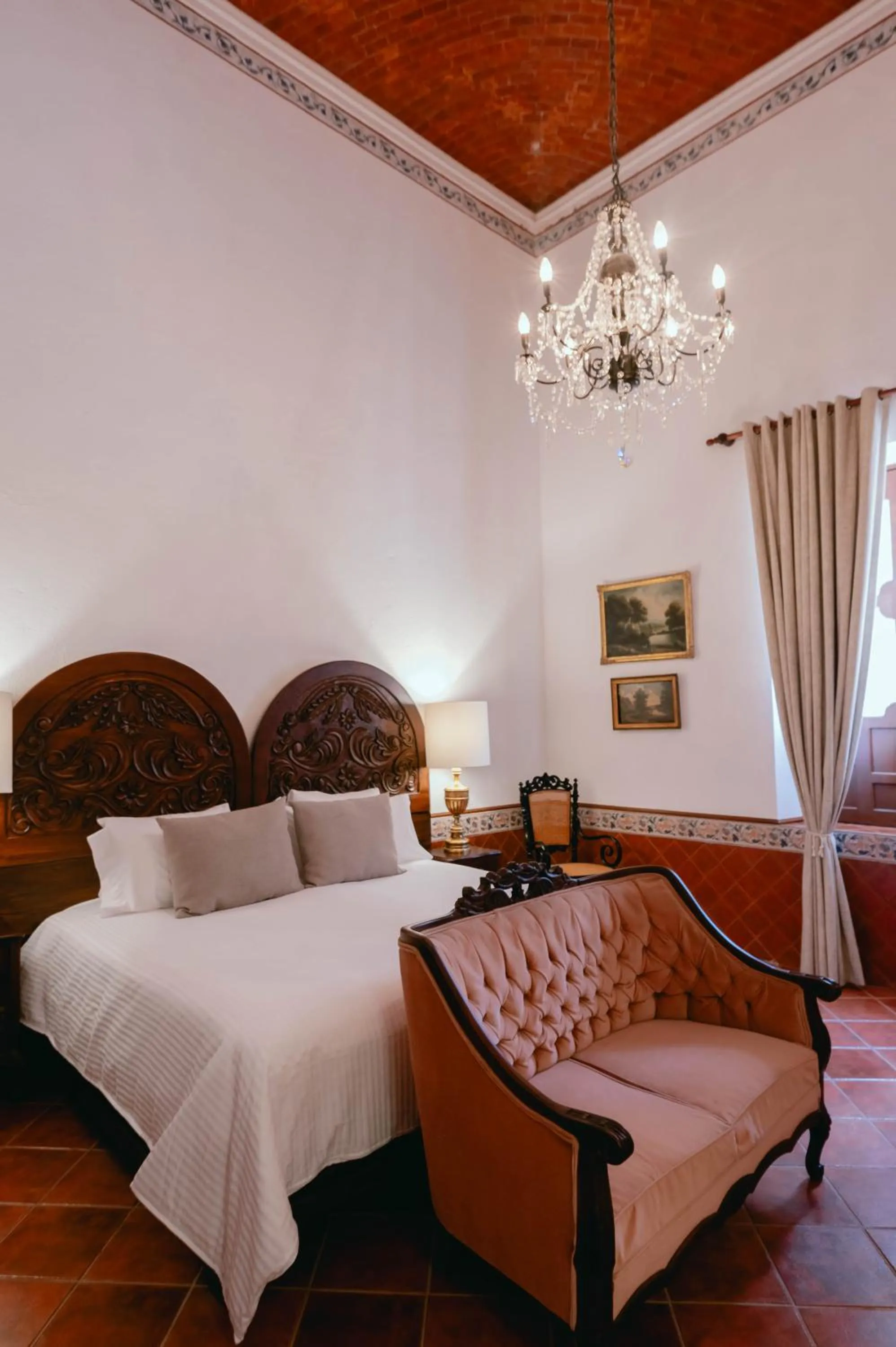 Bed in Hotel Hacienda La Cieneguita