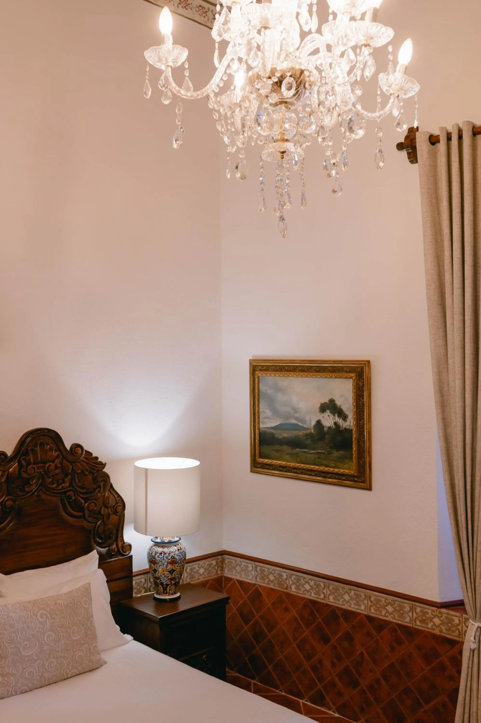 Bed in Hotel Hacienda La Cieneguita