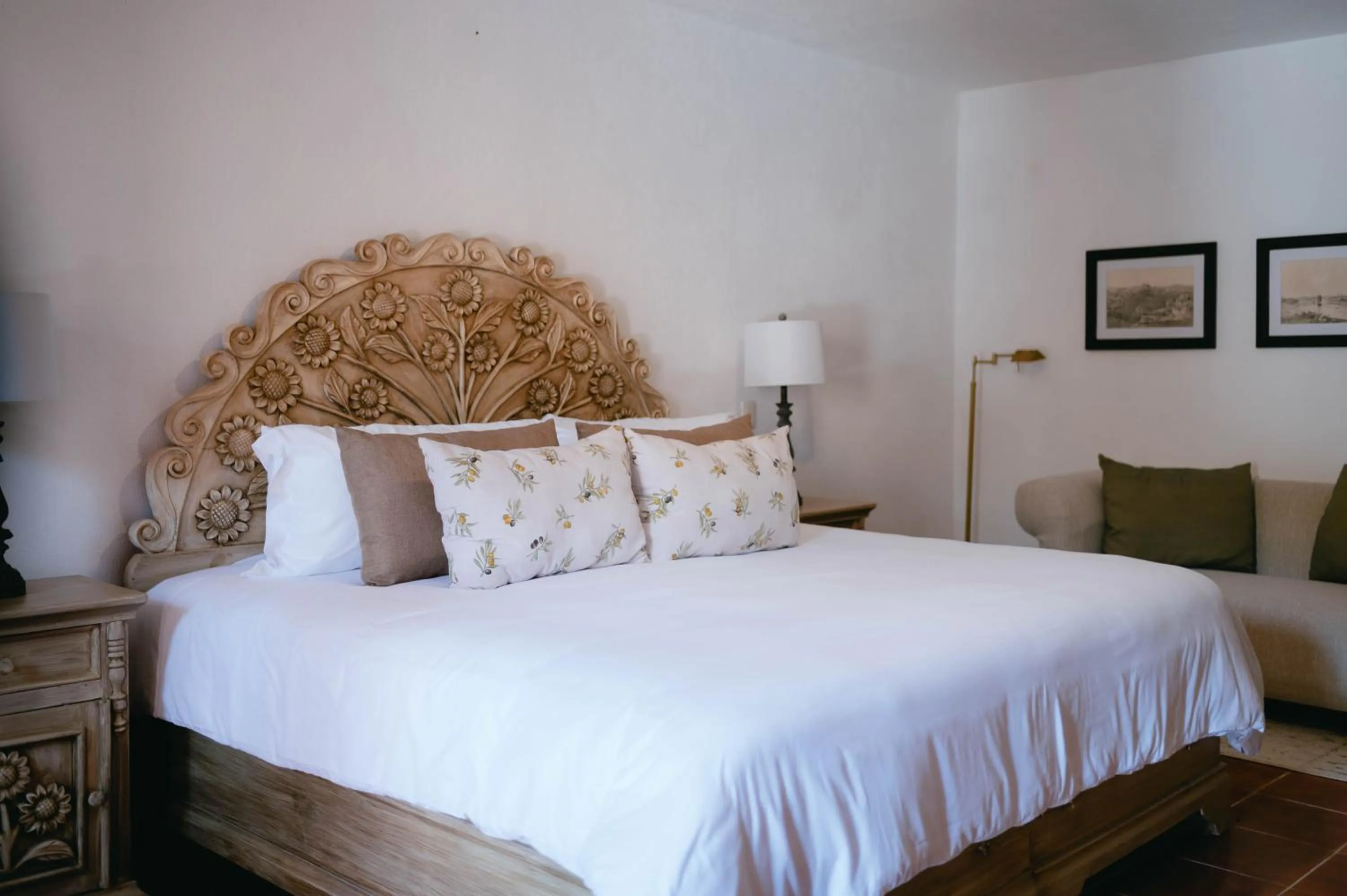 Bed in Hotel Hacienda La Cieneguita