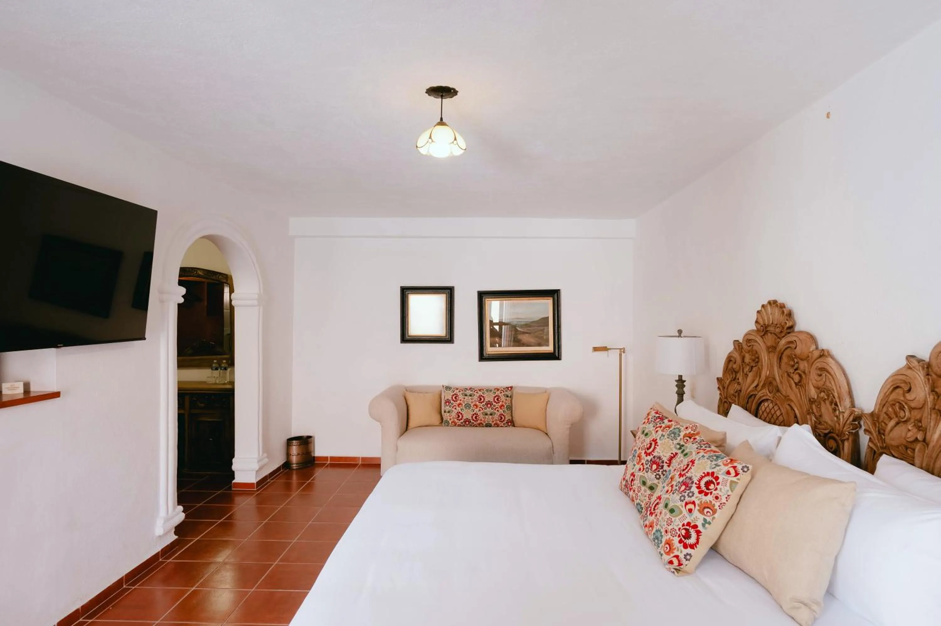 Bed in Hotel Hacienda La Cieneguita