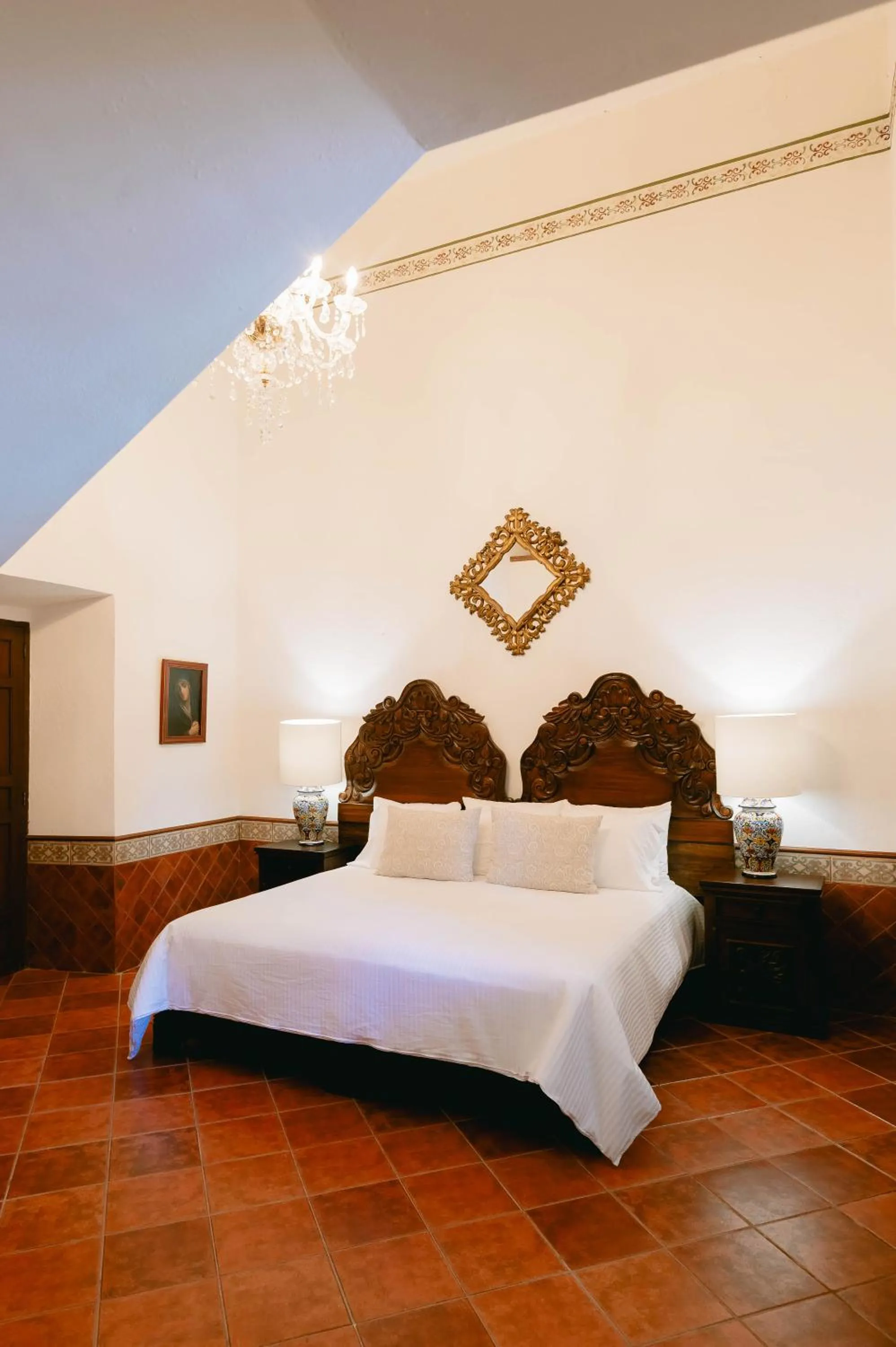 Bed in Hotel Hacienda La Cieneguita