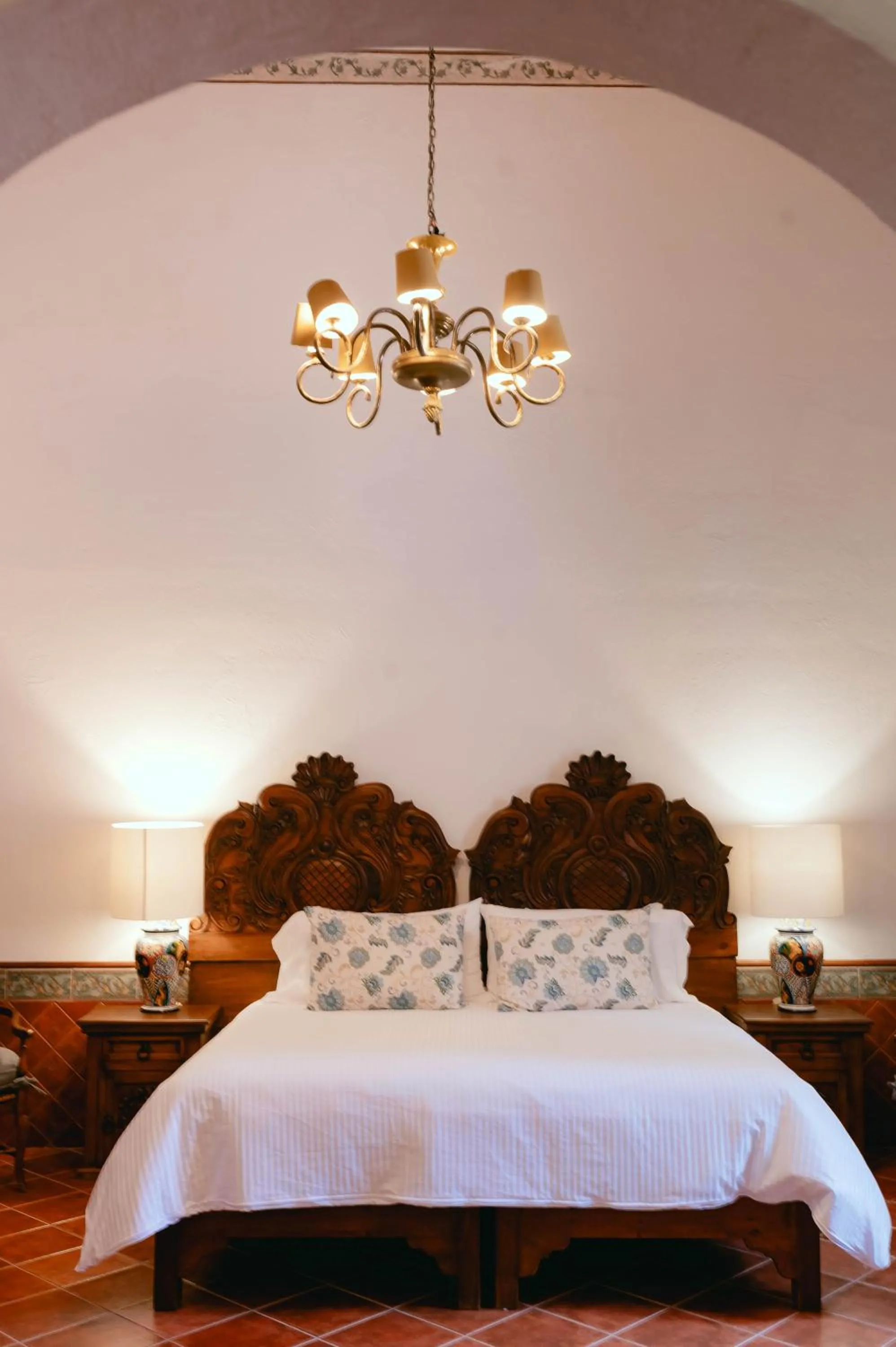 Bed in Hotel Hacienda La Cieneguita