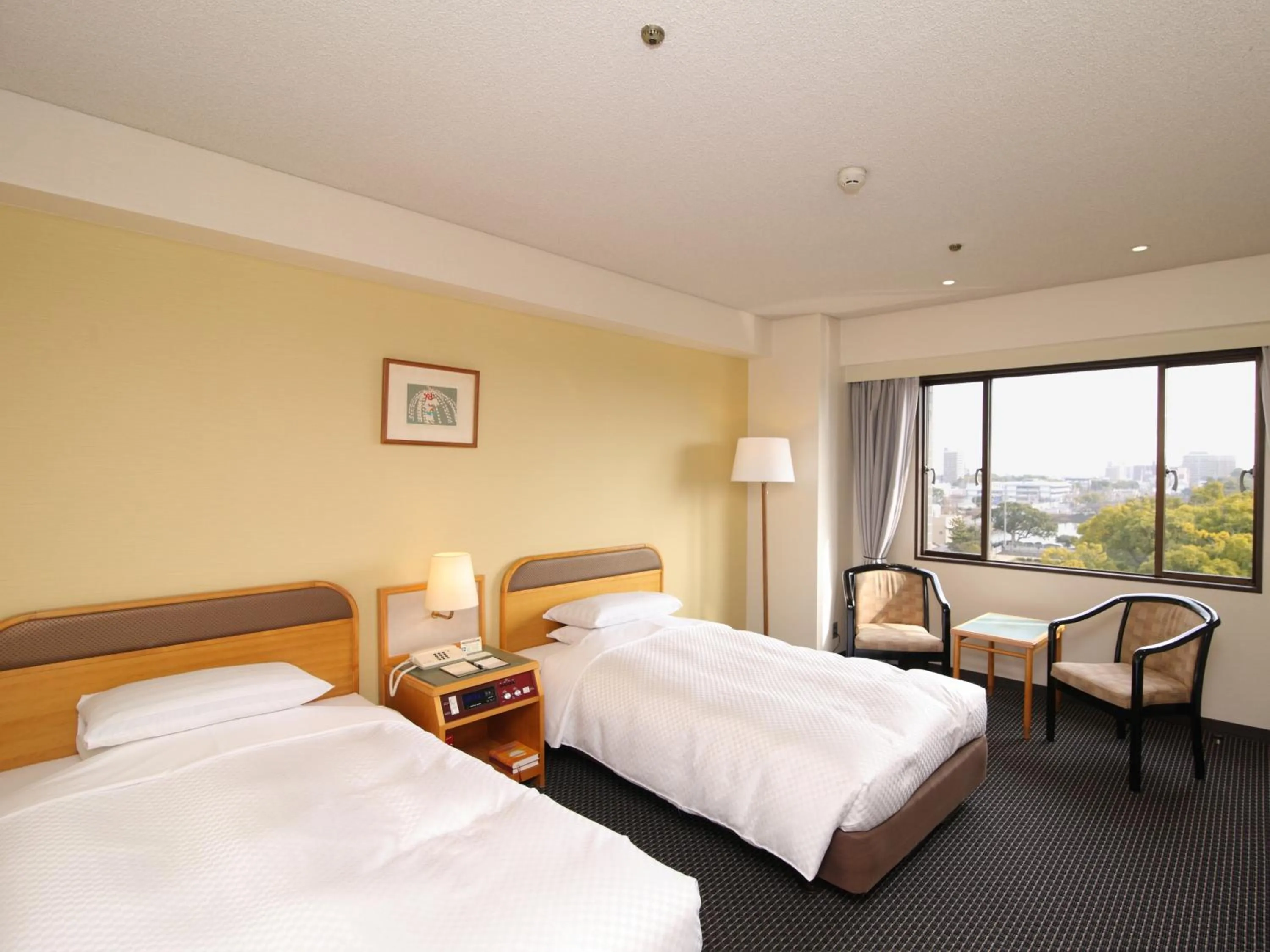 Bed in Hotel New Otani Saga